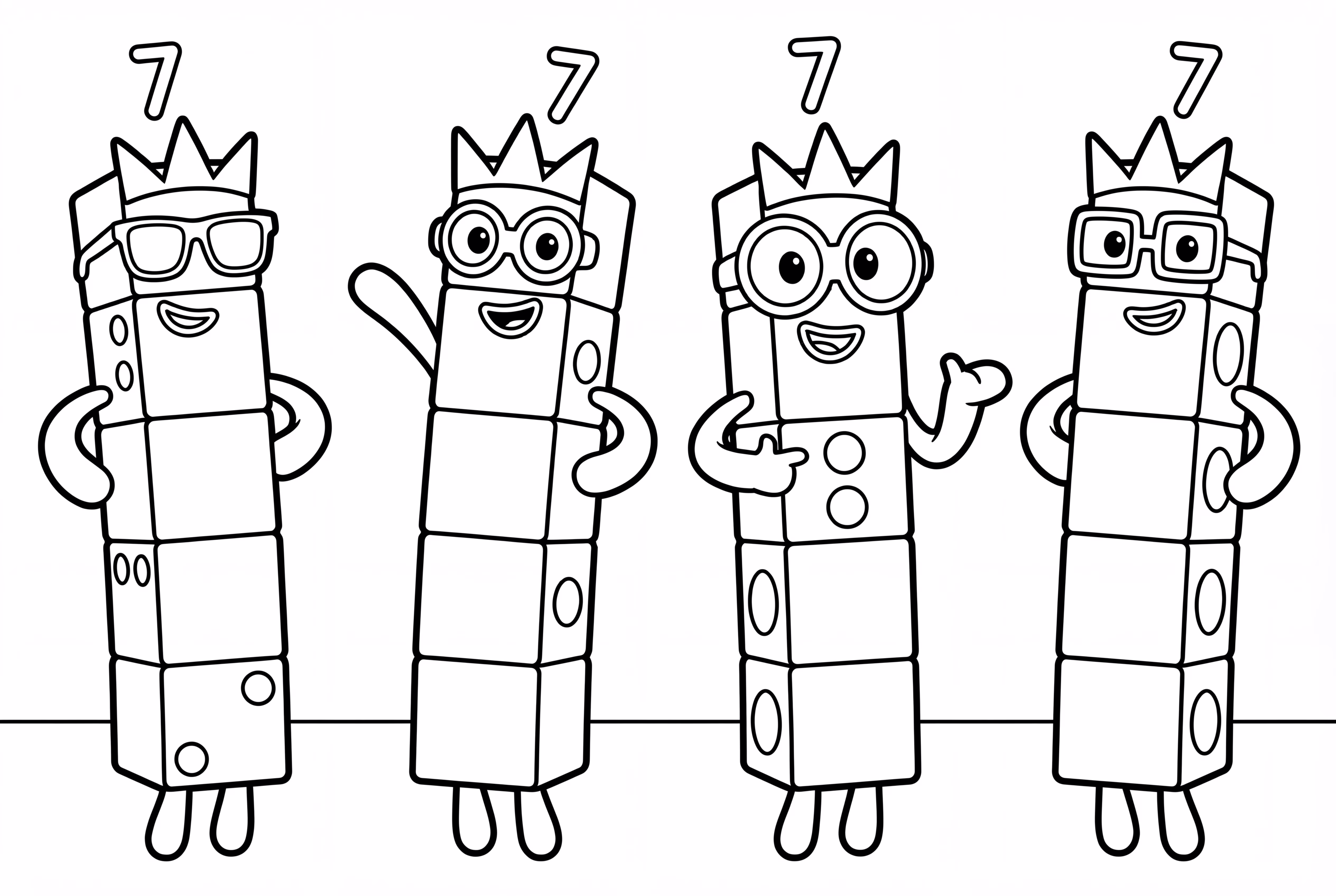 4 7's in Fluffies We're so lucky!