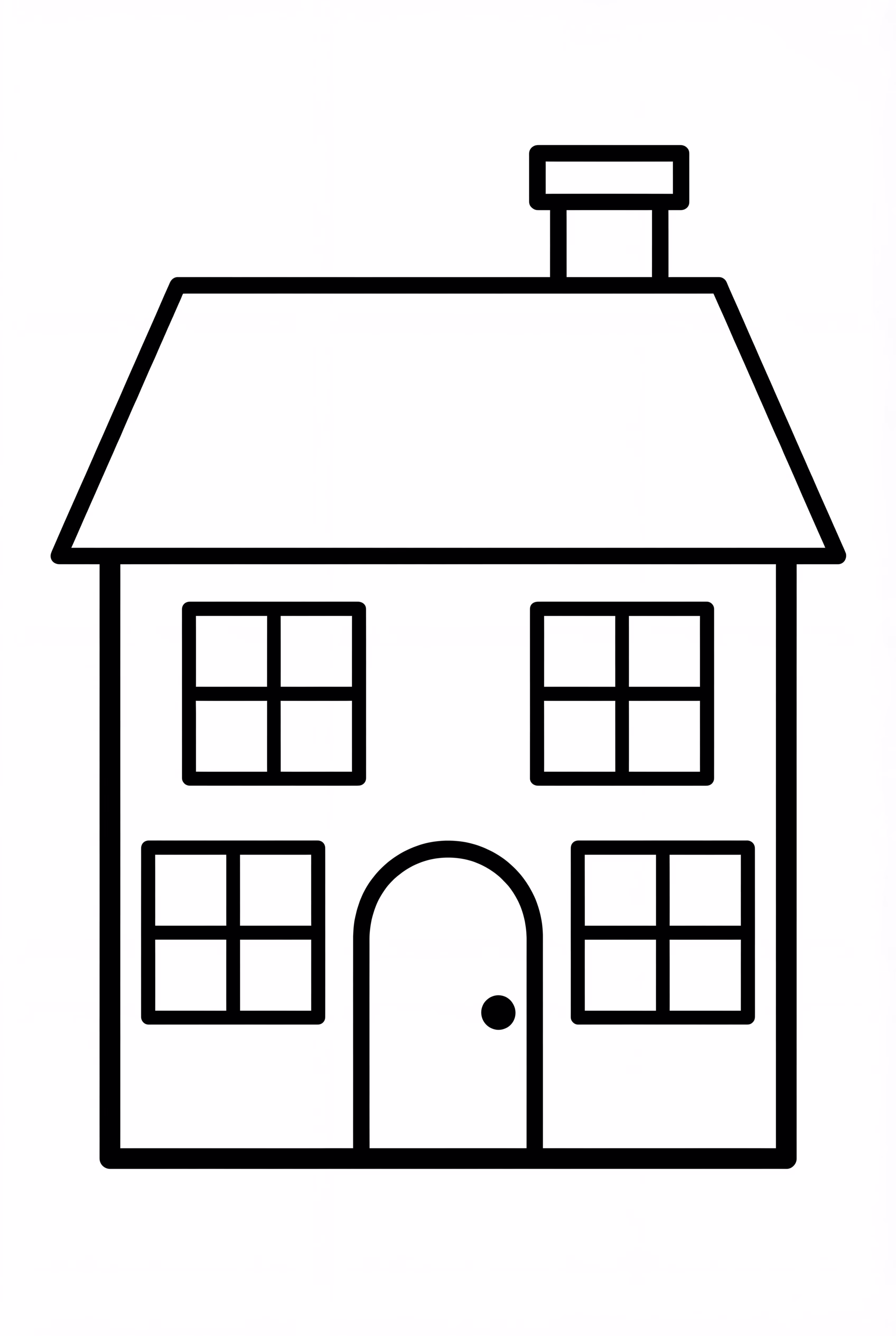 A Basic Two-Story House