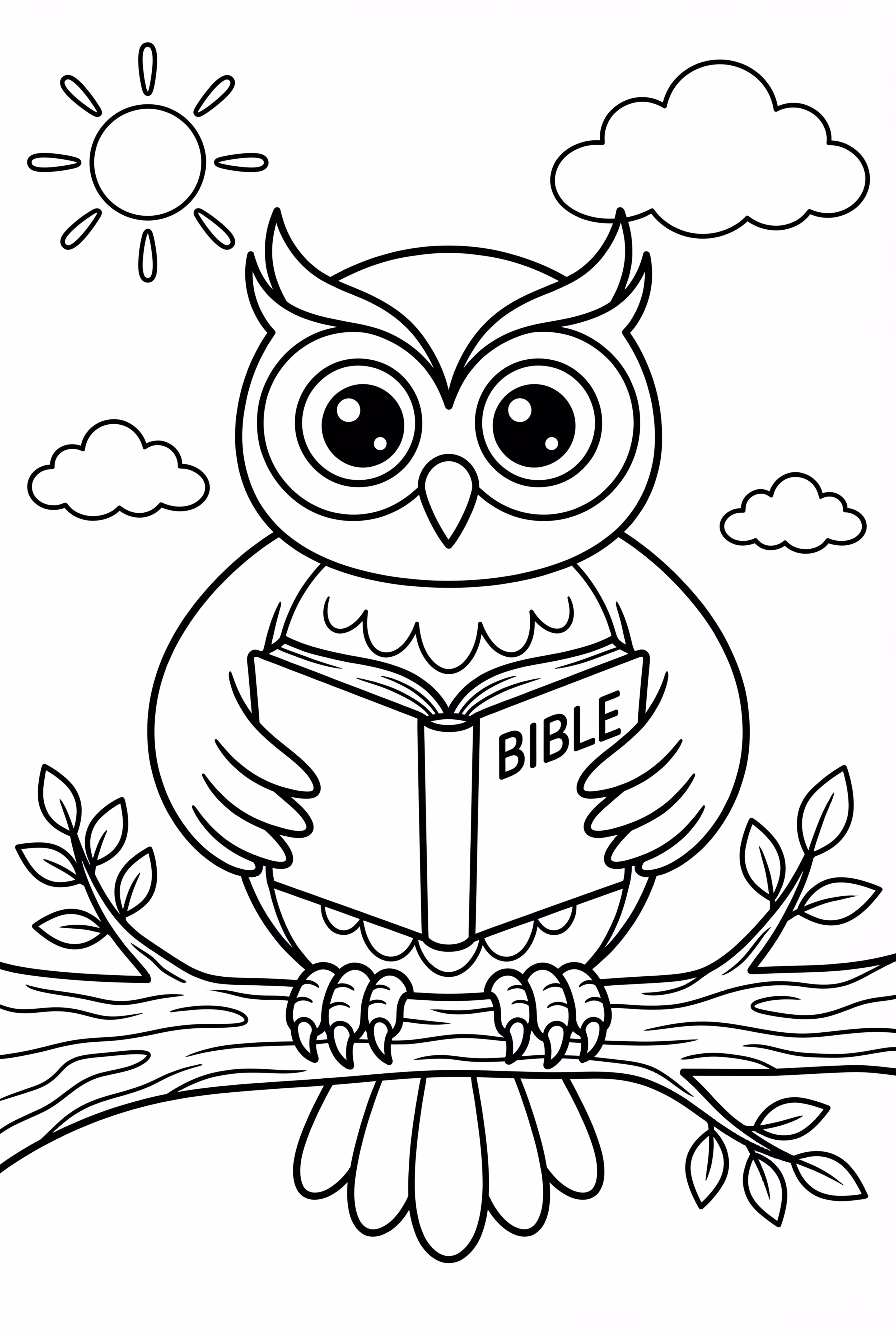A Bible Verse From Proverbs With A Wise Owl