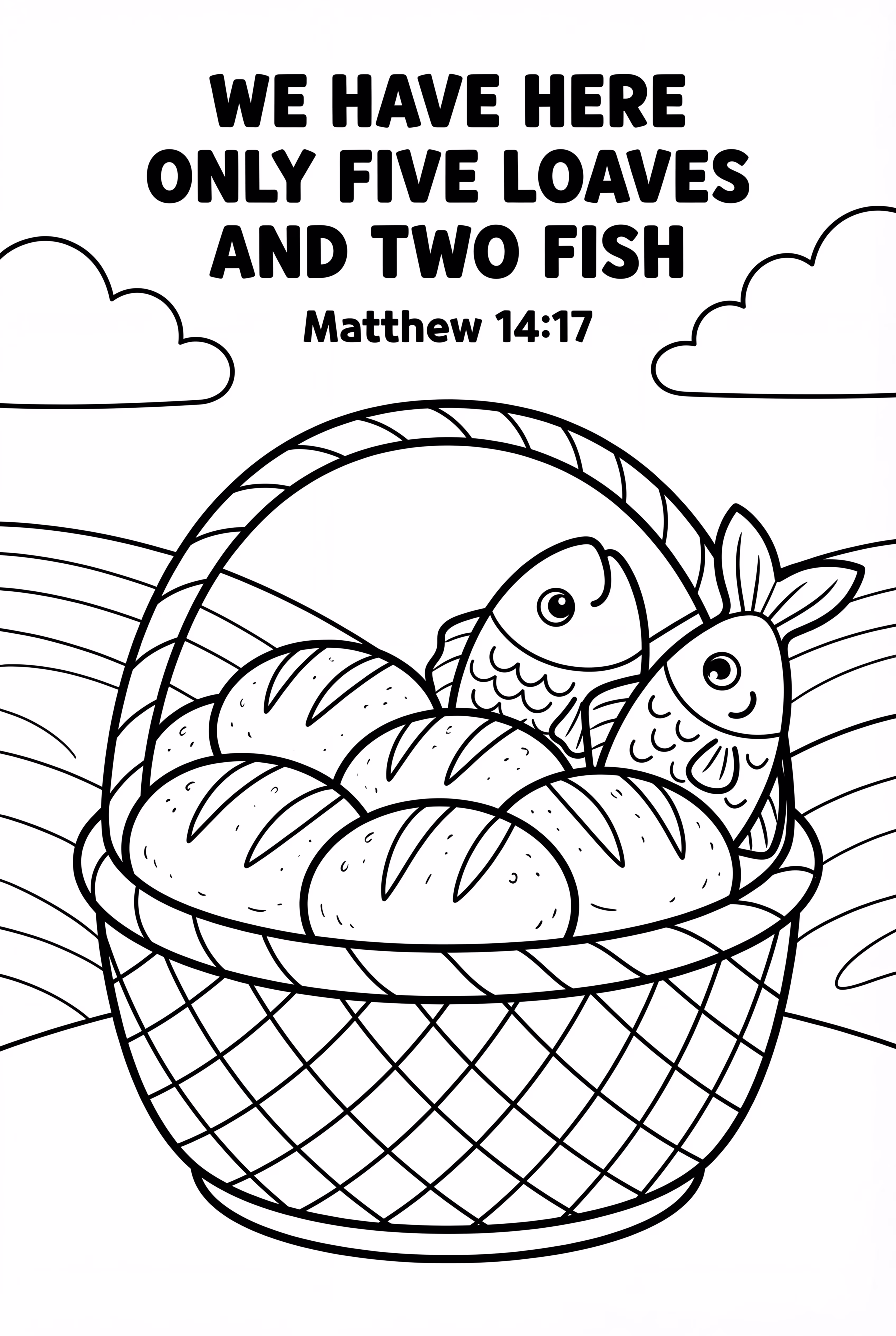 빵과 물고기가 있는 성경 구절