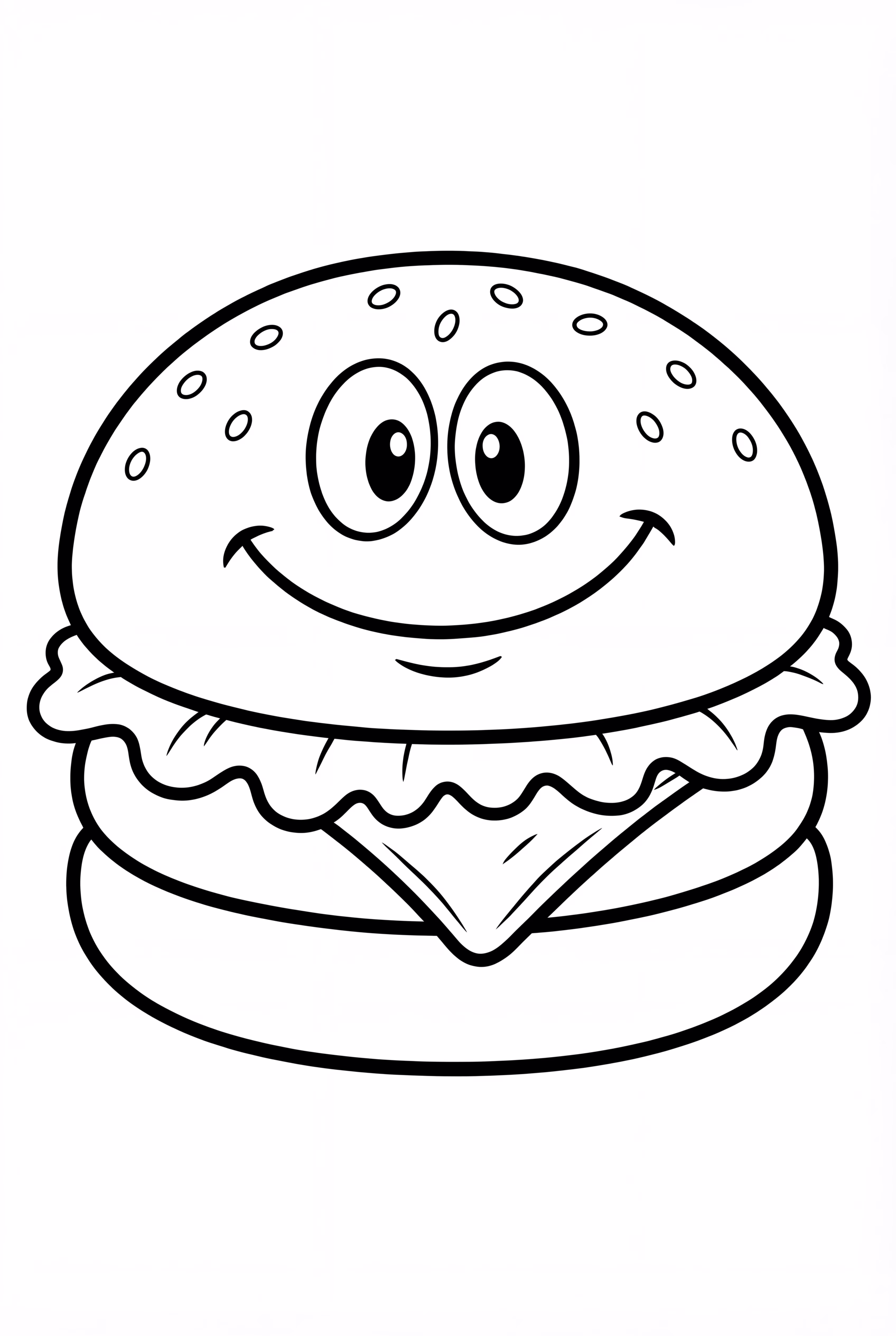 Una Gran Hamburguesa Feliz