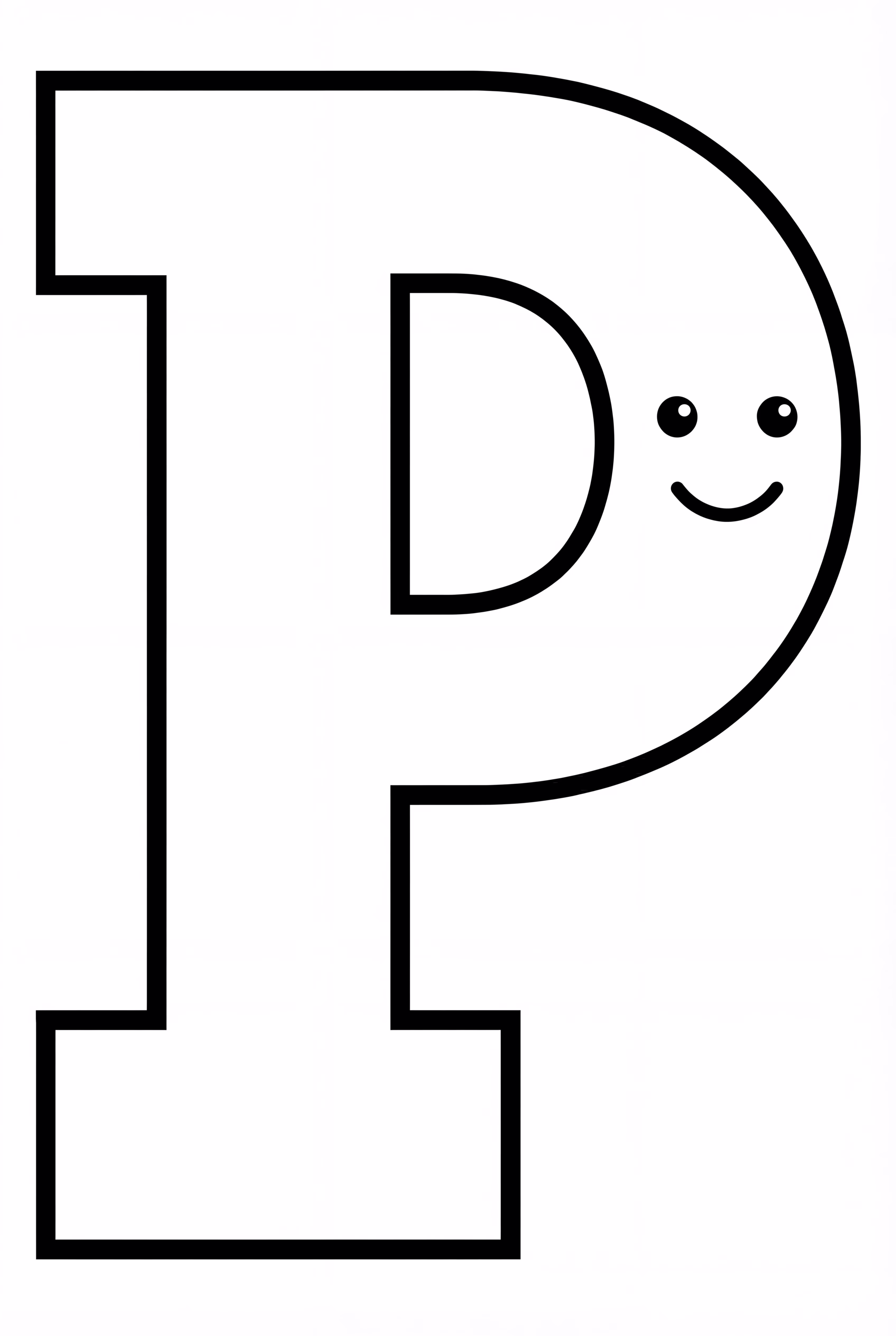 A Big Preppy Letter P