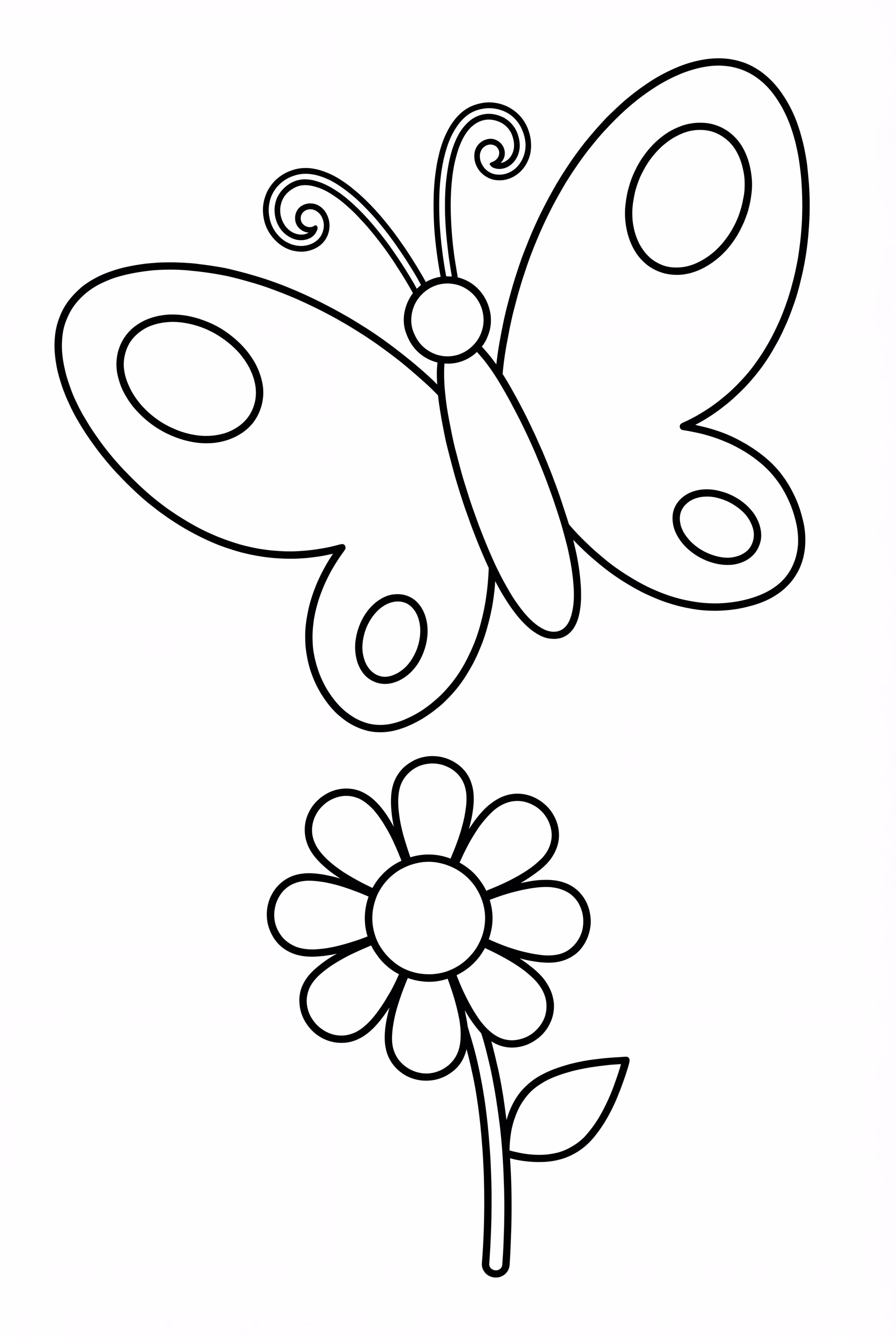 A Big Summer Butterfly On A Flower