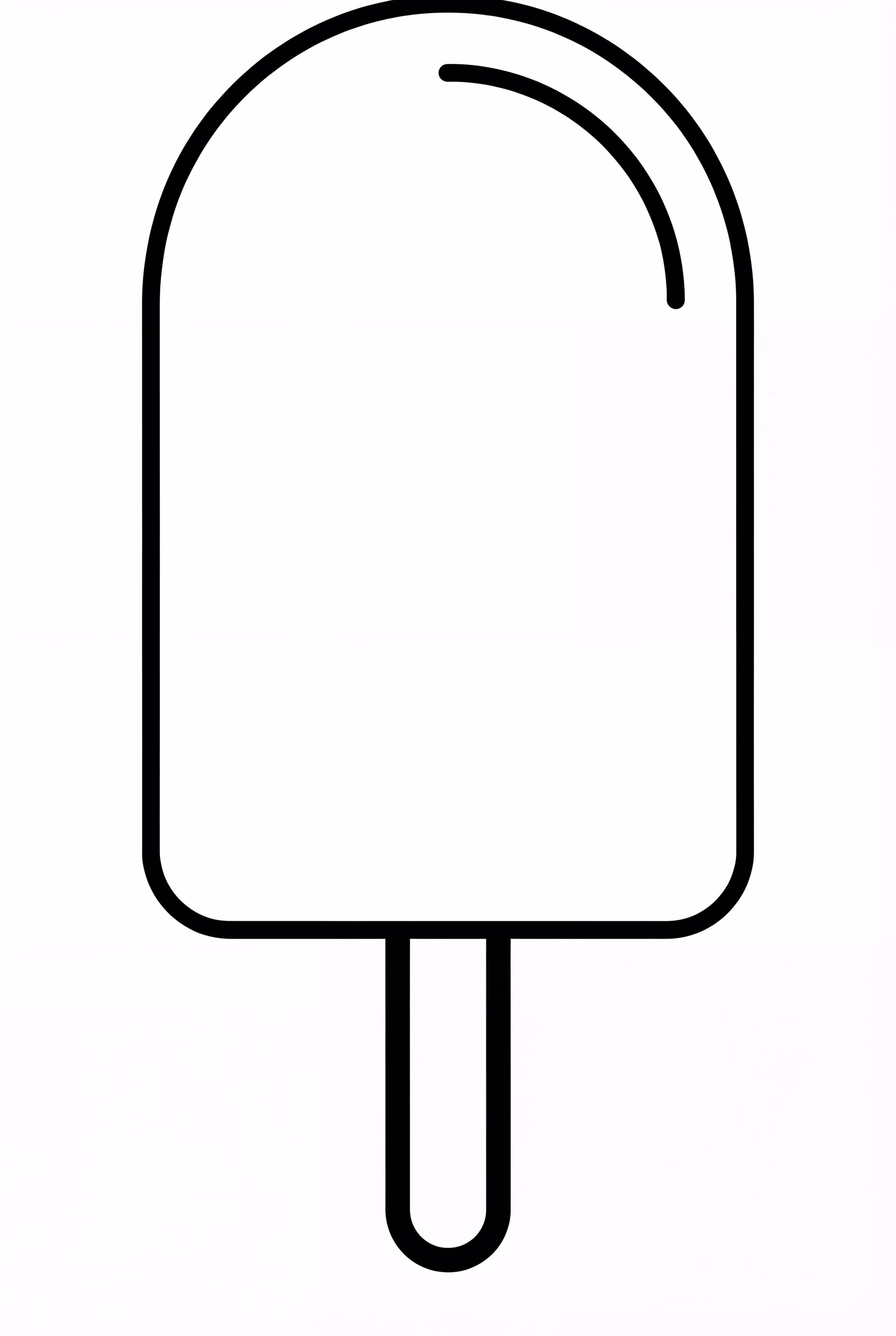 Ein großes Sommer-Eis am Stiel