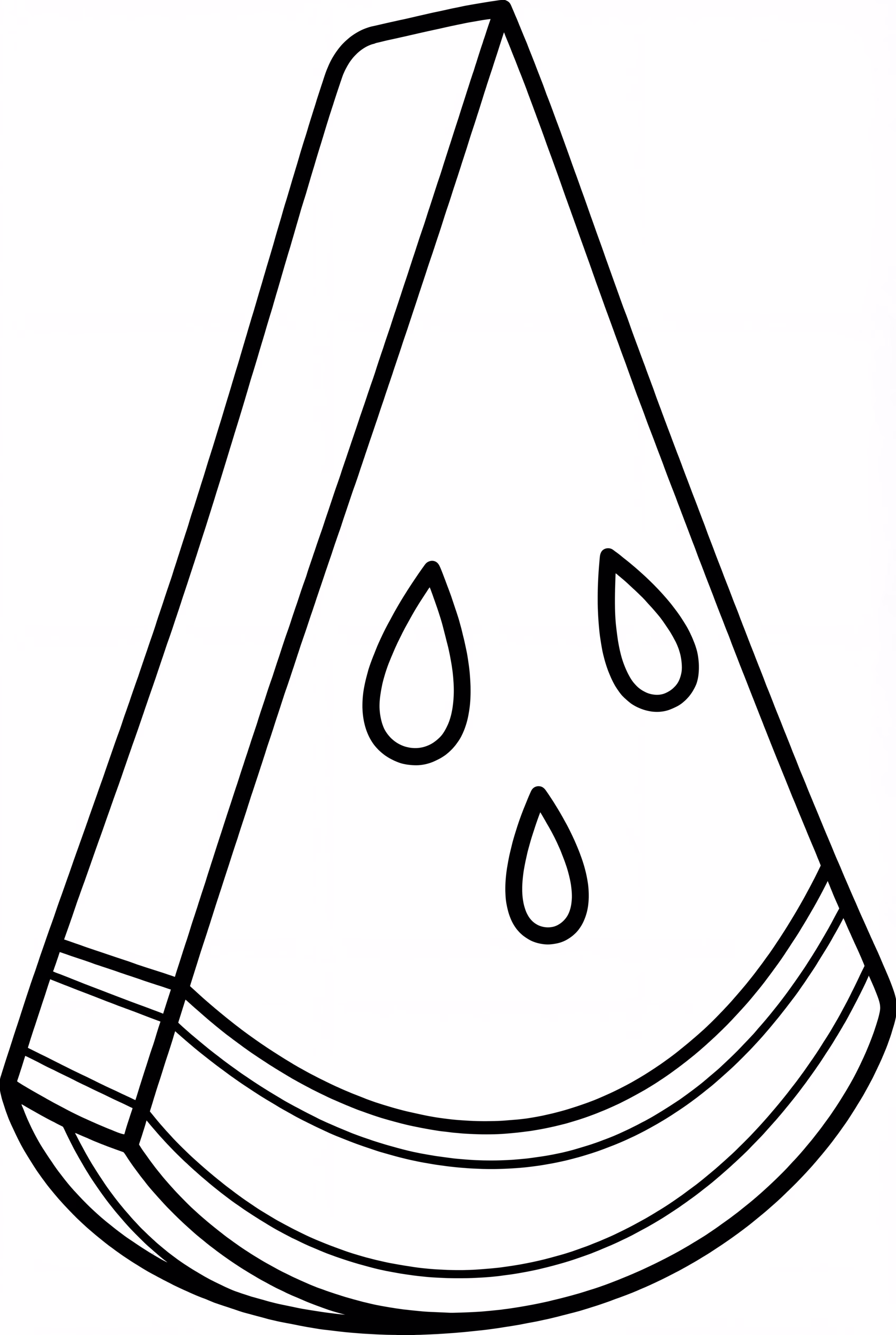 A Big Summer Watermelon Slice