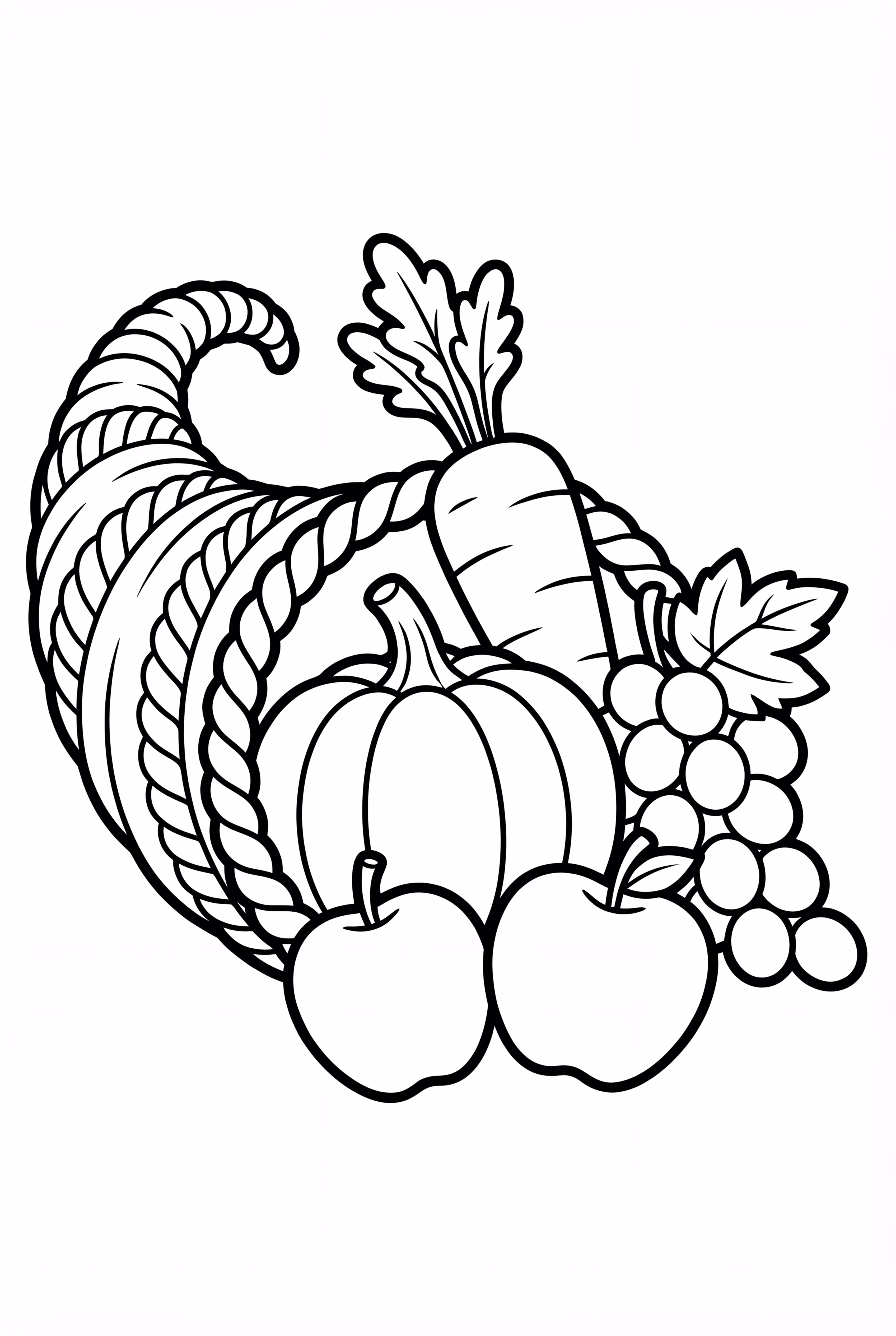 A Bountiful Cornucopia Horn