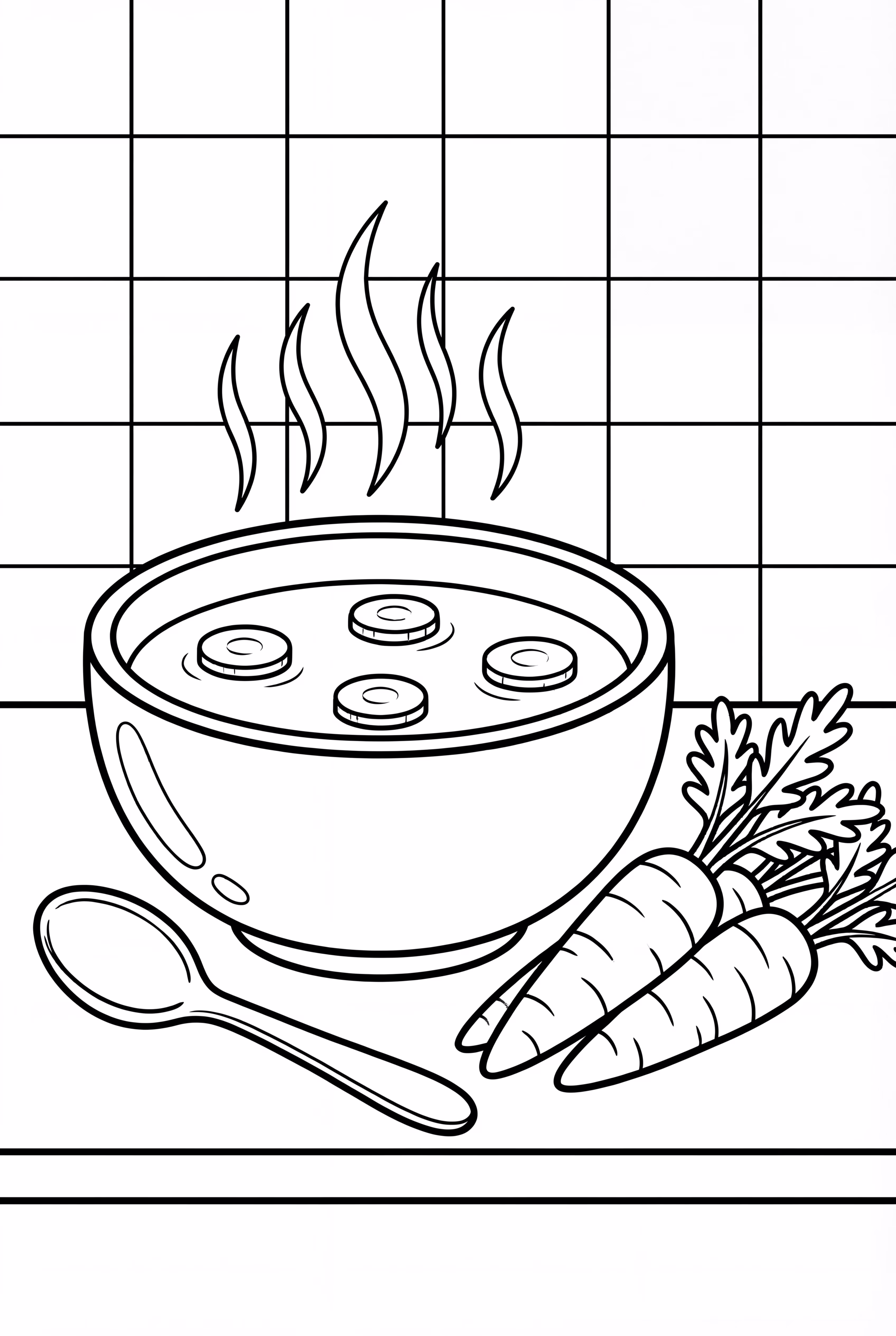 A Bowl Of Healthy Carrot Soup