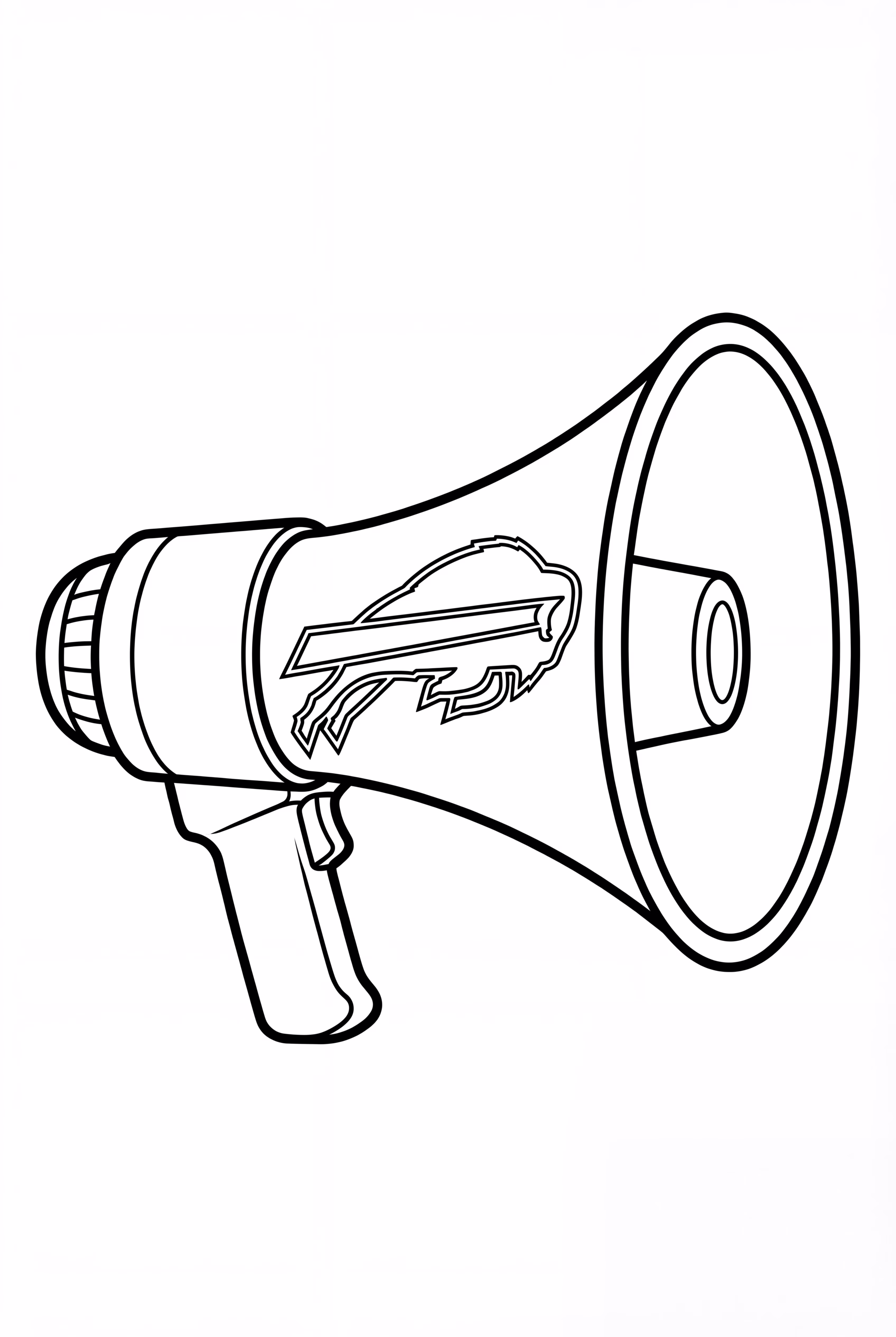 A Buffalo Bills Megaphone