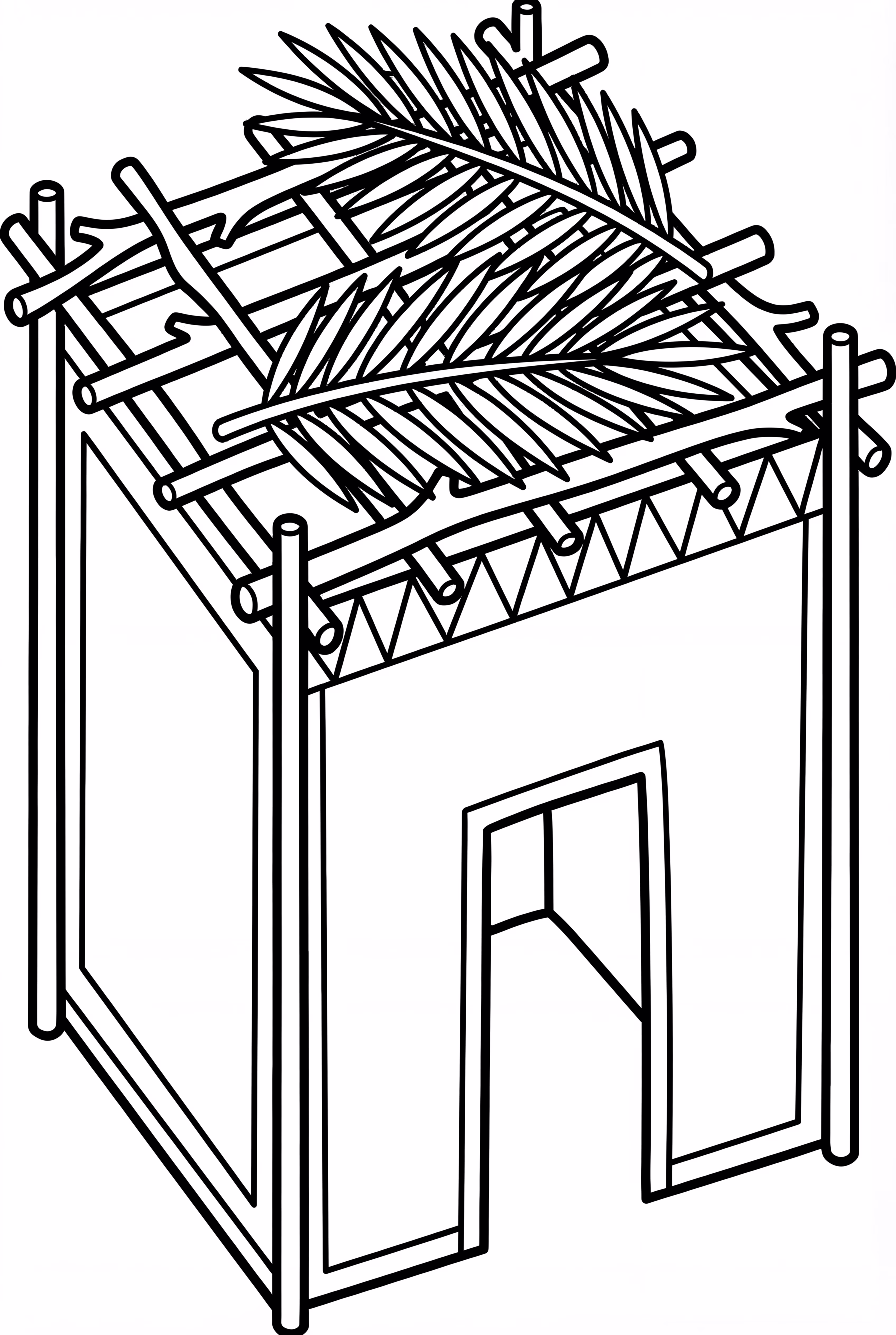 A Child's Sukkot Drawing
