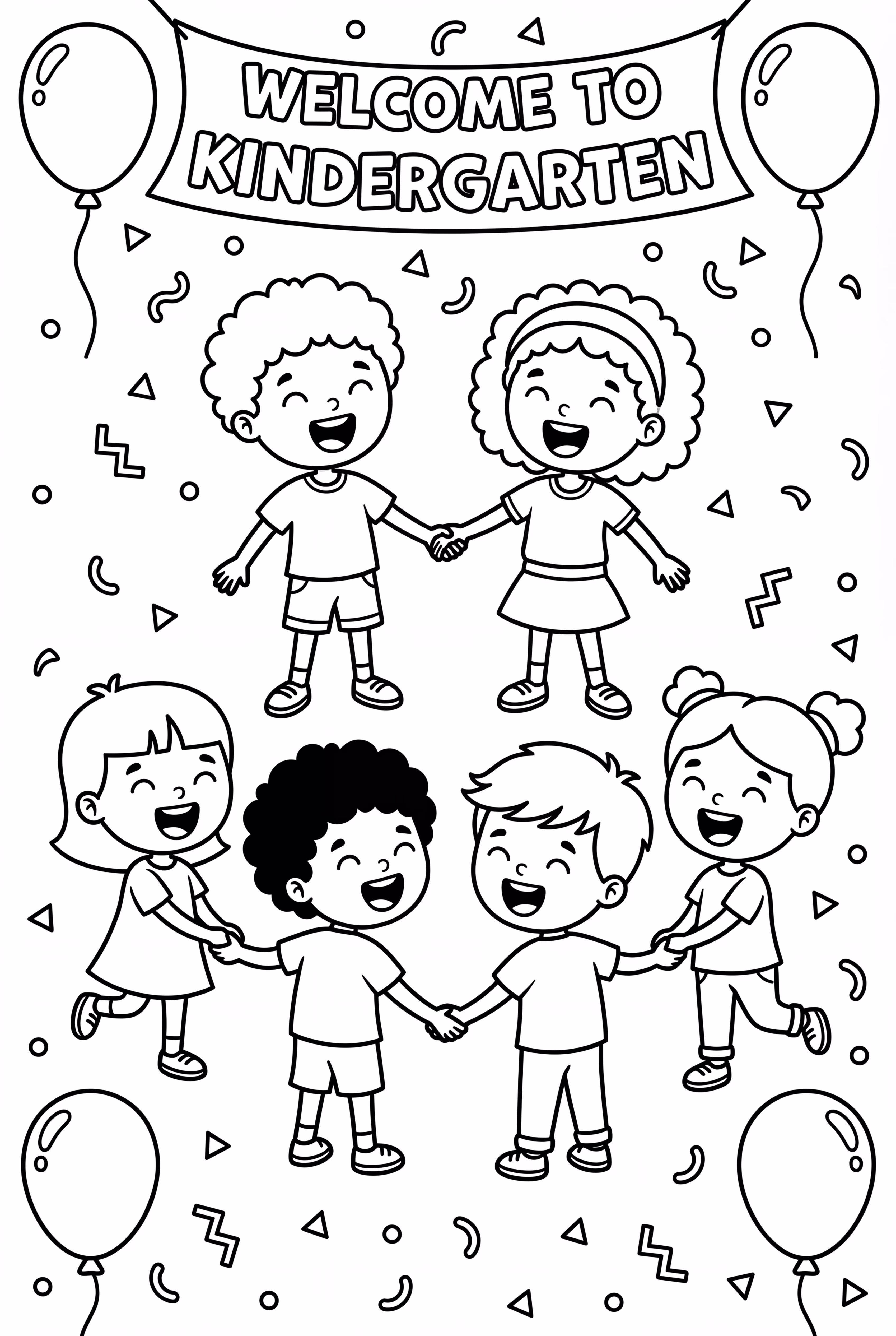 A Circle Of Friends Welcome To Kindergarten