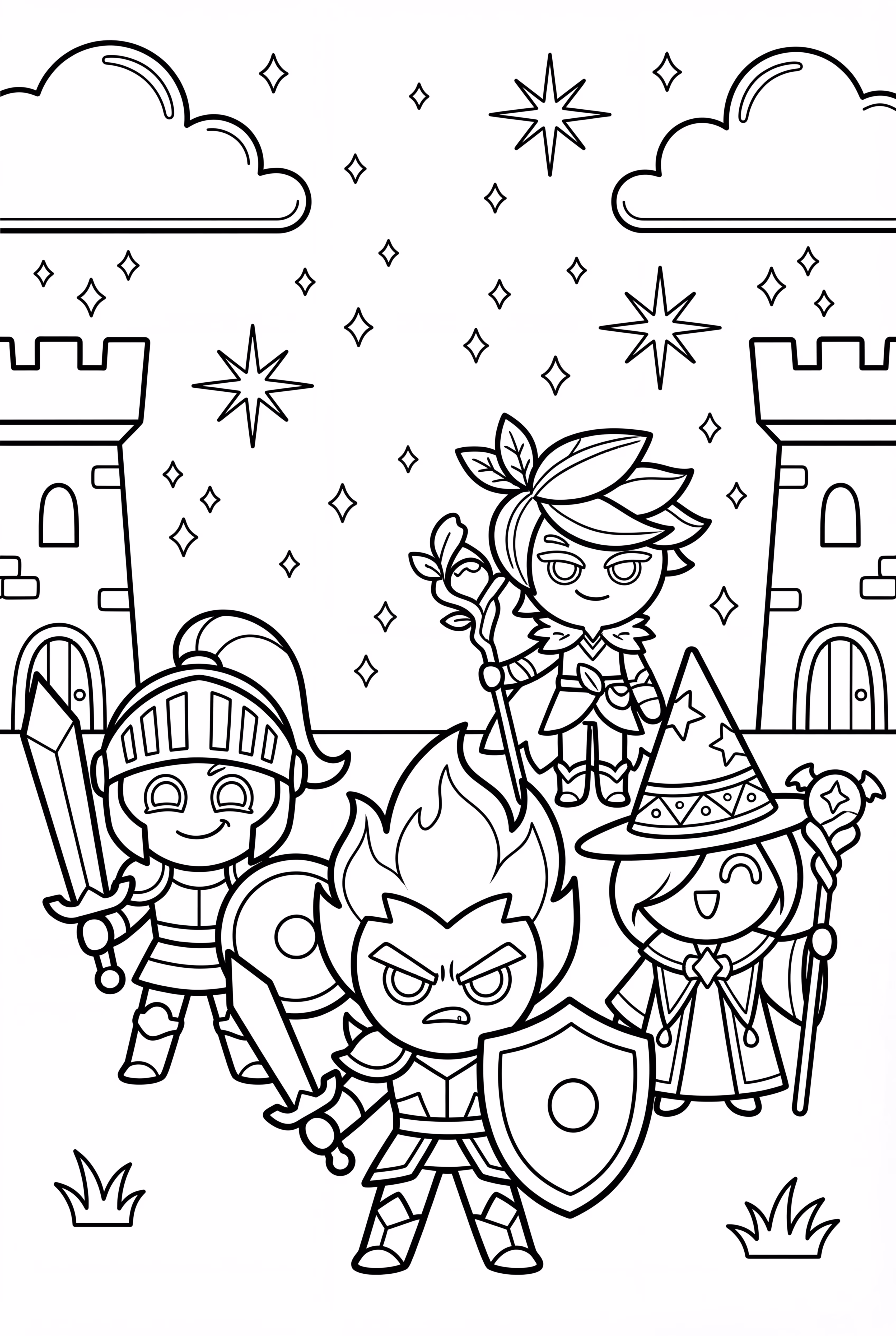 A Cookie Run Kingdom Guild Battle Scene