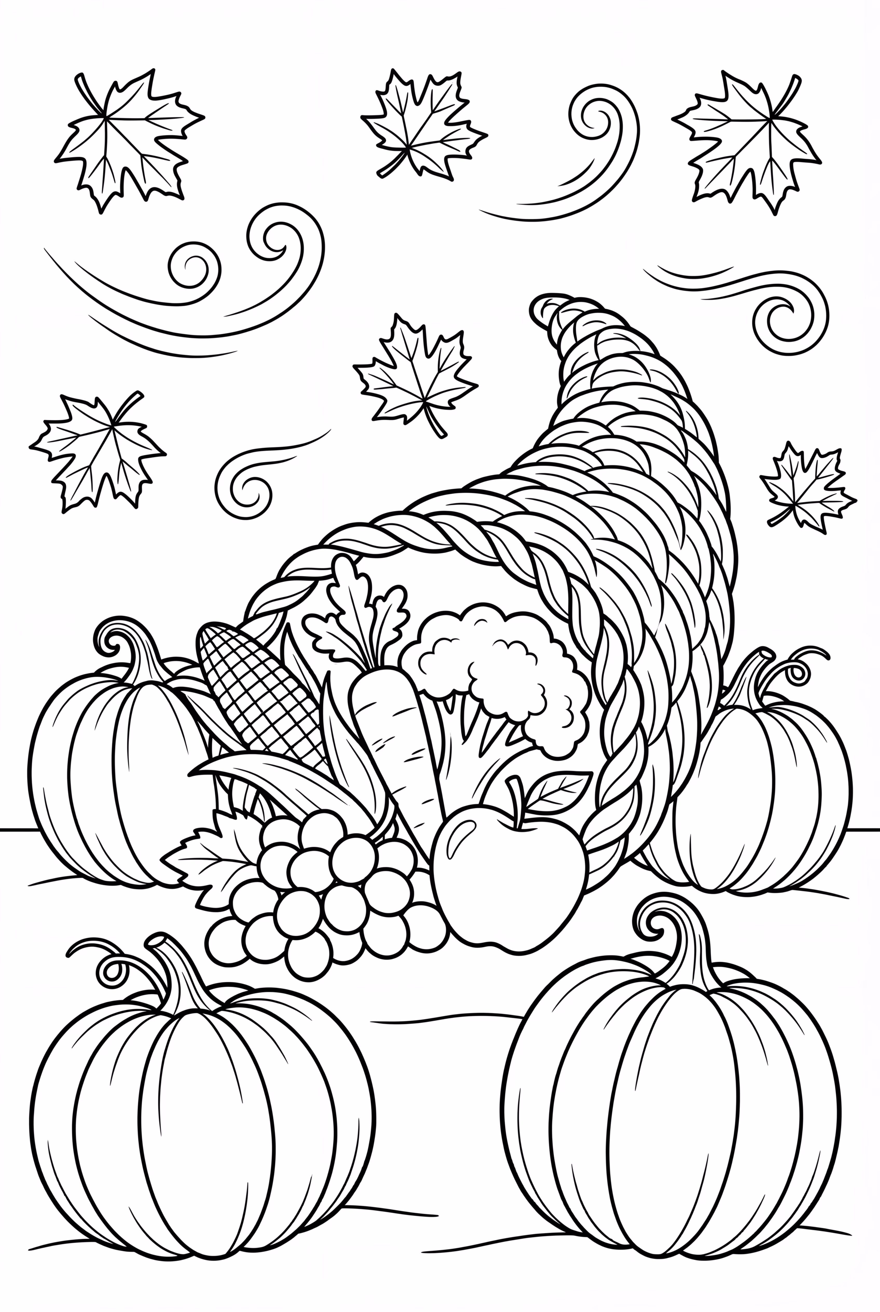 A Cornucopia In A Pumpkin Patch
