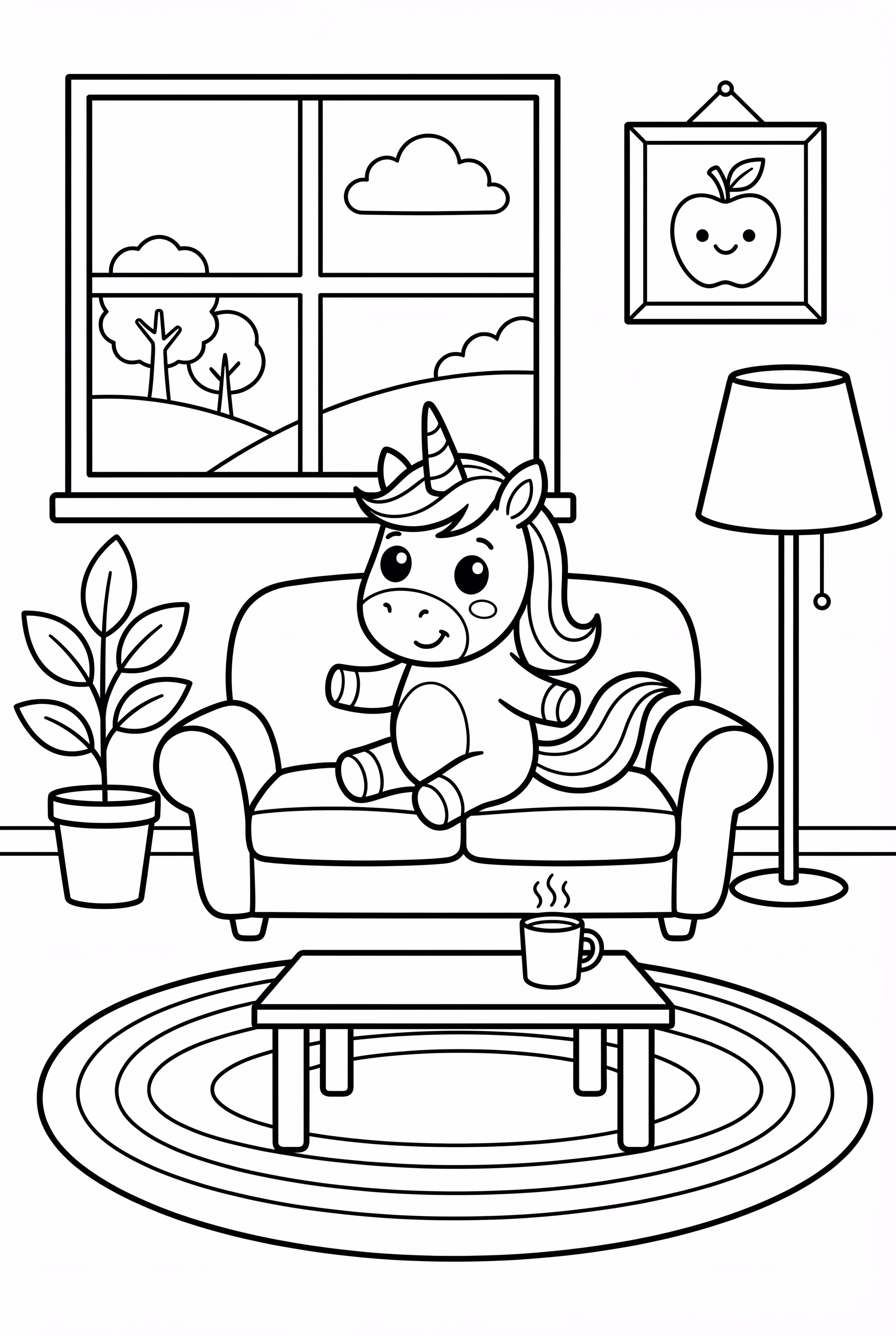 A Cozy Adopt Me Living Room Scene