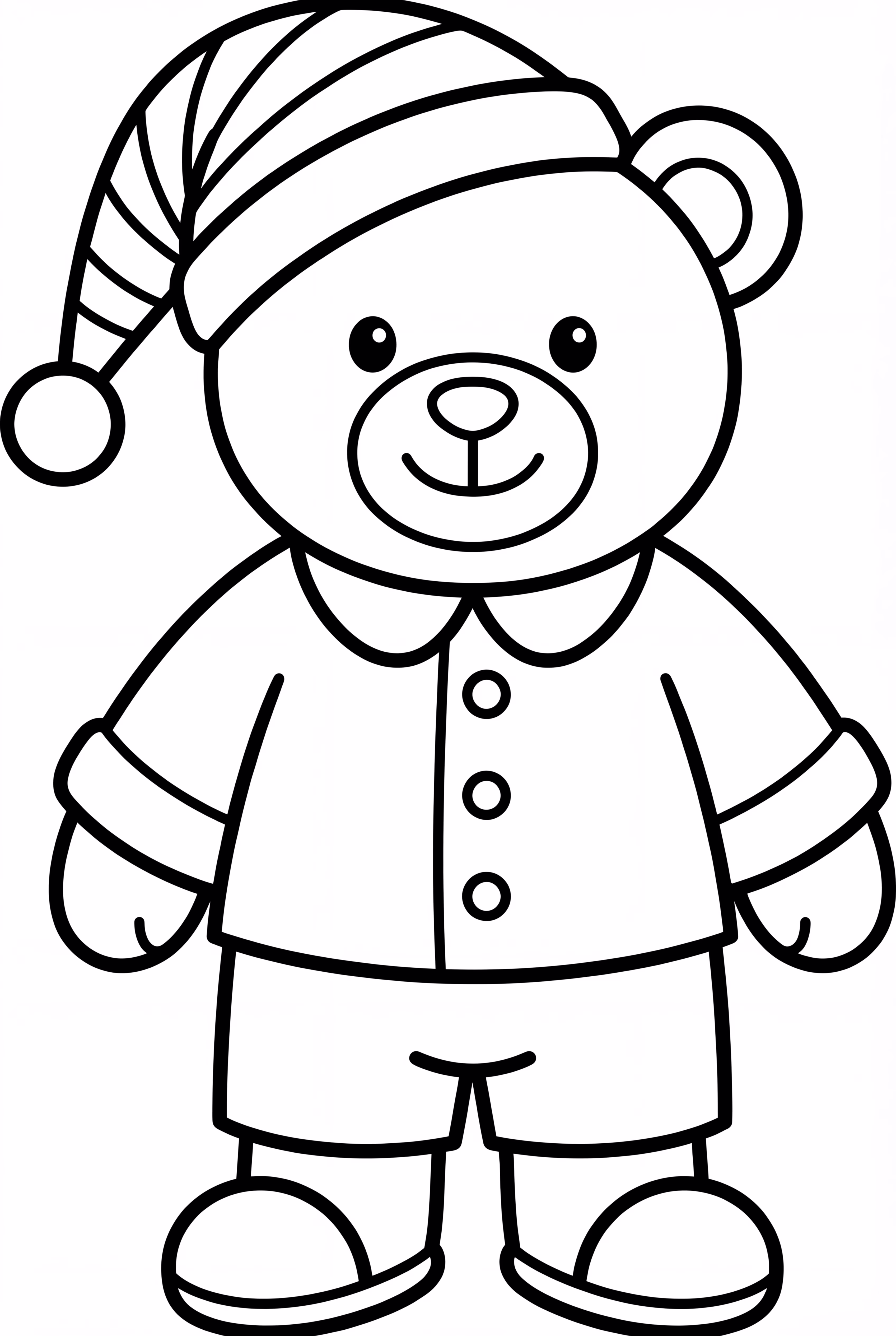 A Cozy Bear In Pajamas