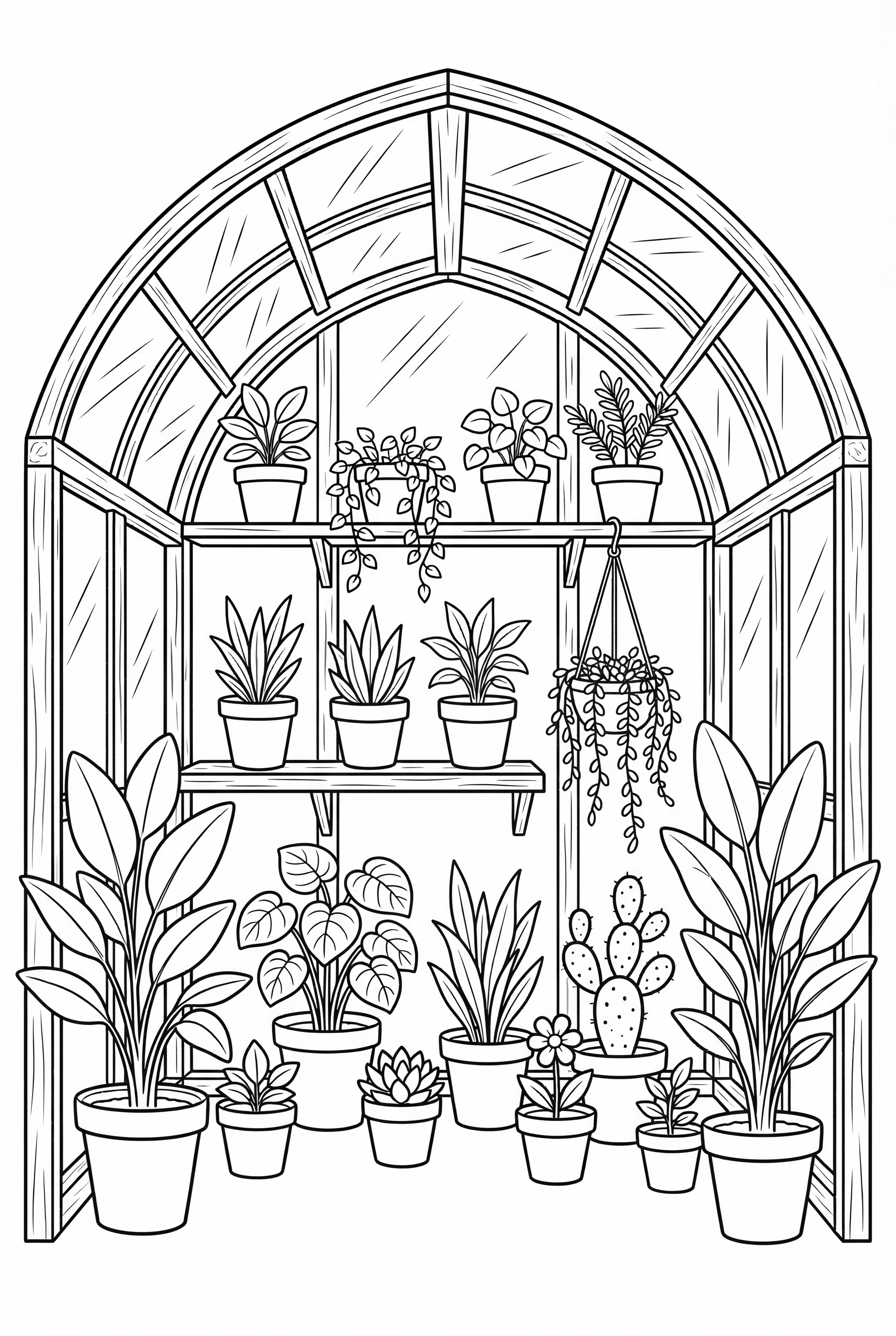 A Cozy Greenhouse Full Of Plants