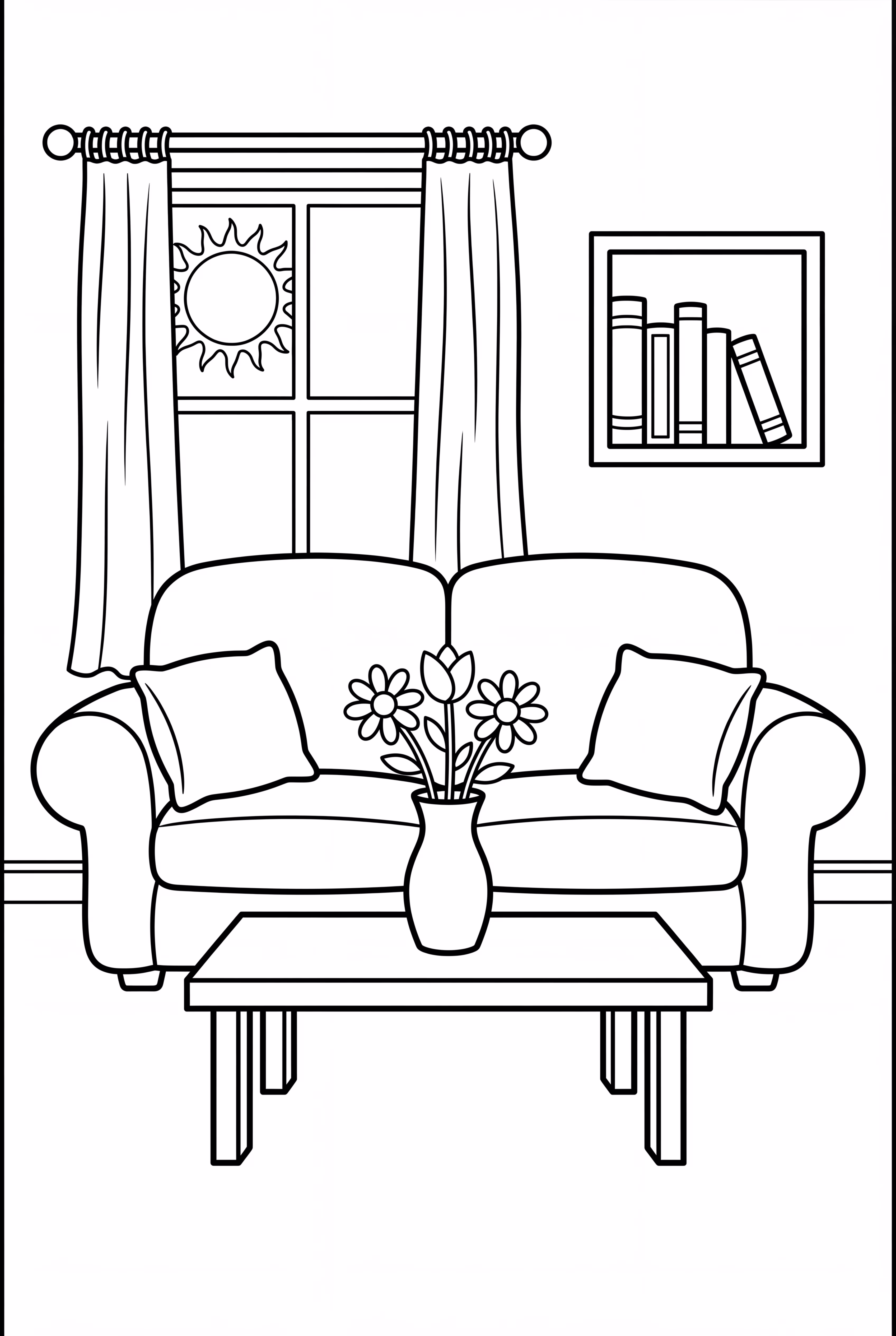 A Cozy Living Room With A Sofa