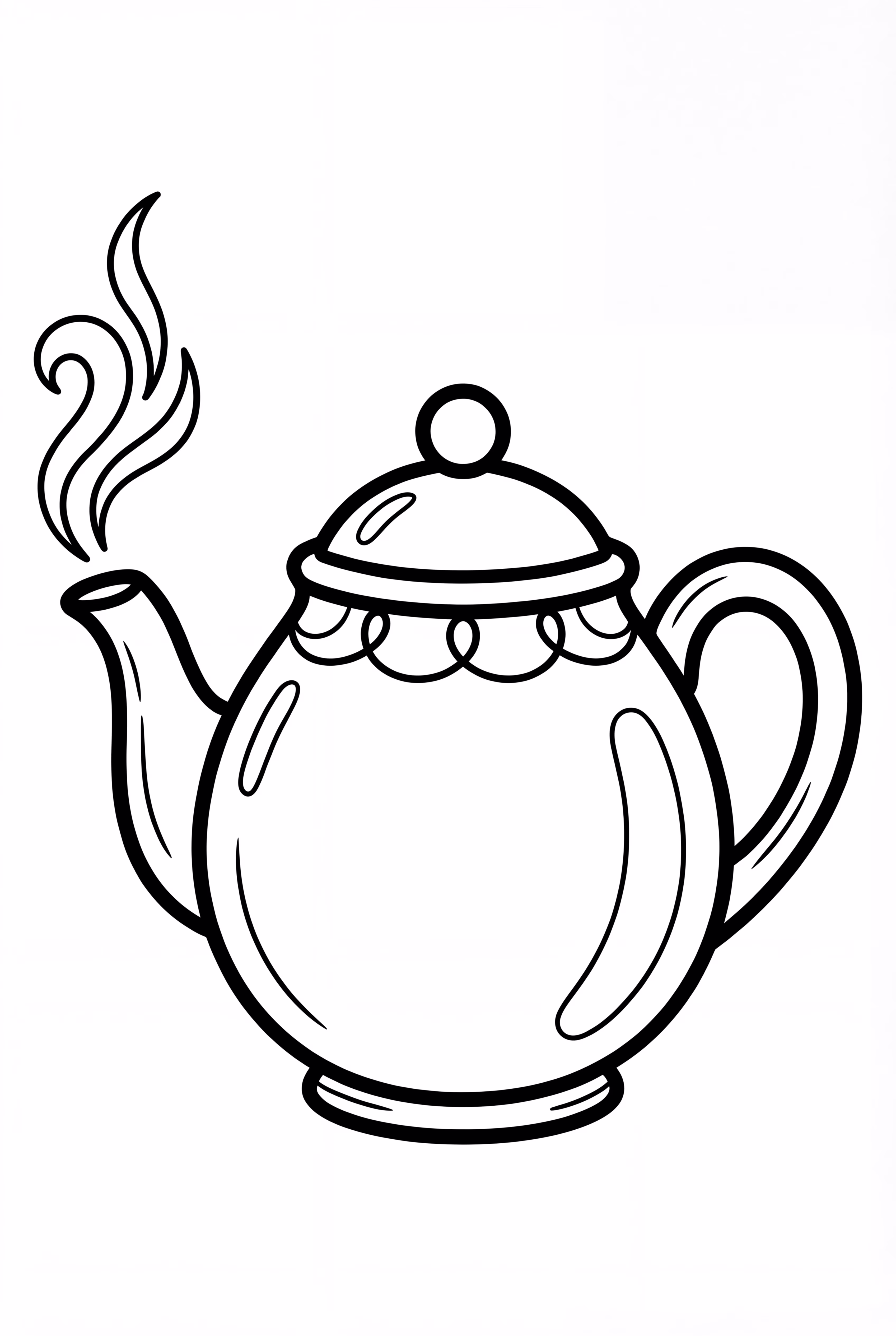 Una Tetera Acogedora con Vapor