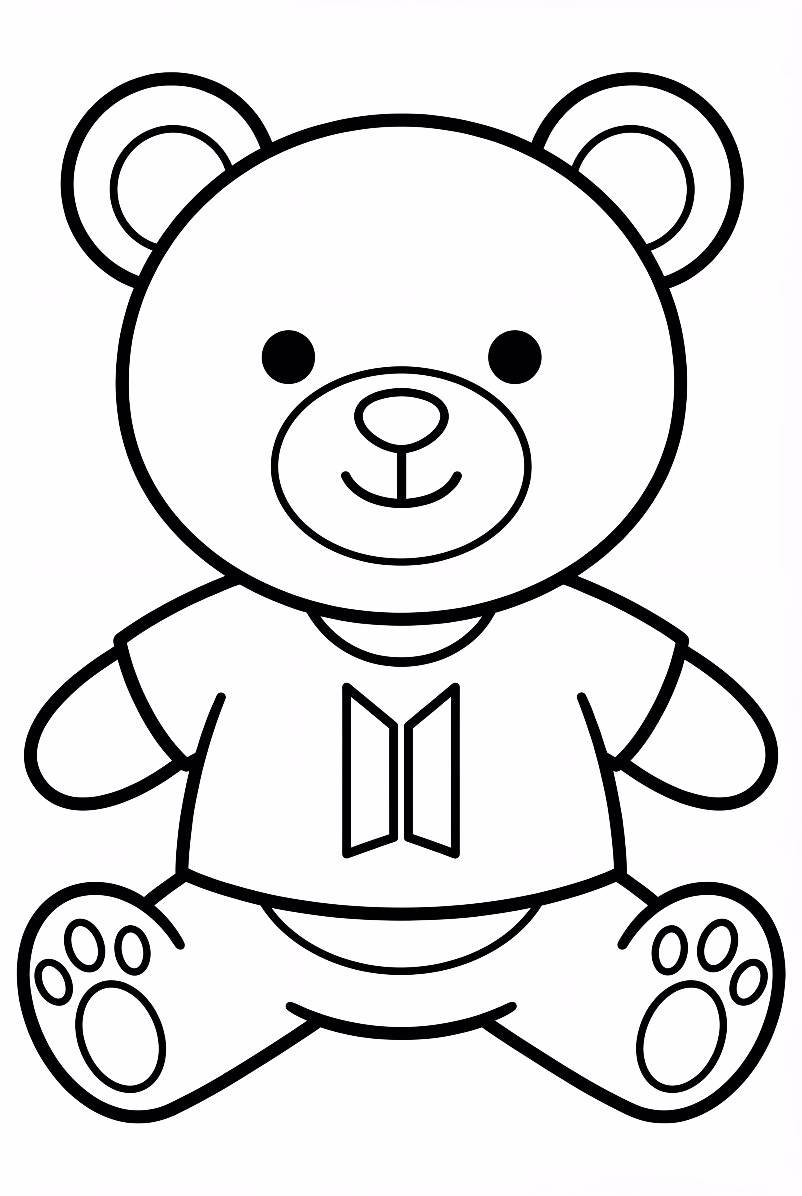 A Cute BTS Cartoon Animal