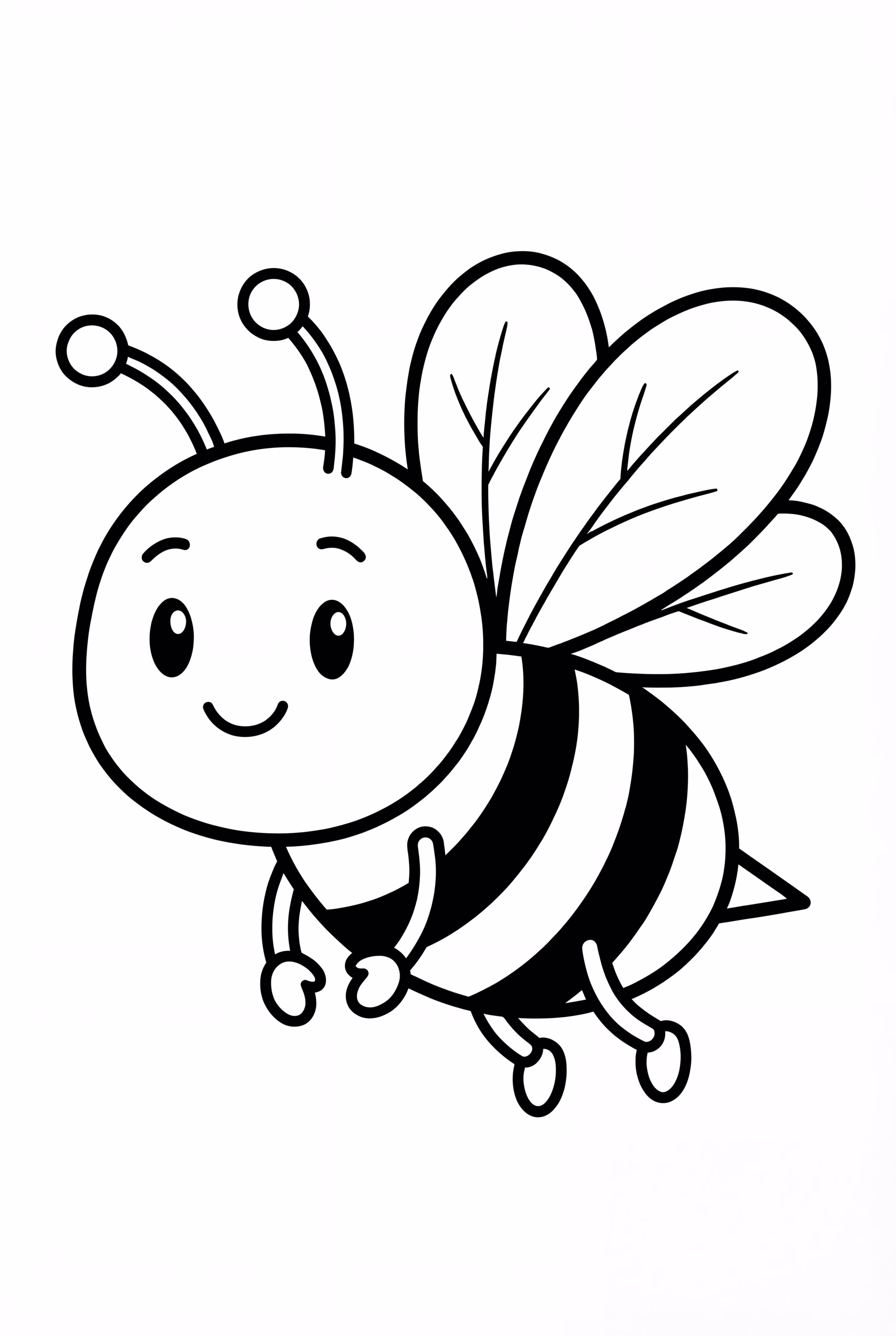 A Cute Honey Bee For Rosh Hashanah