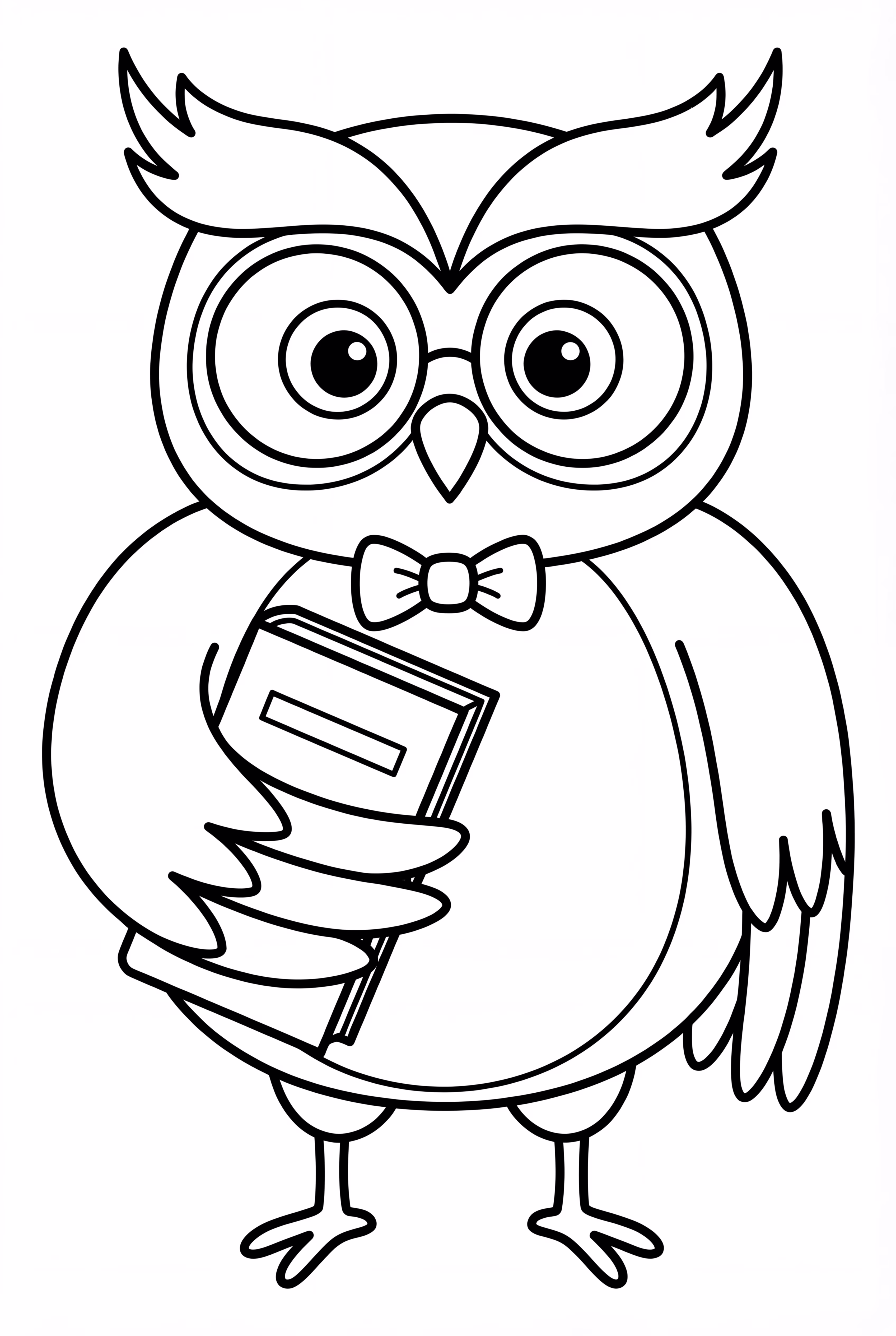 A Cute Owl Teacher Back To School