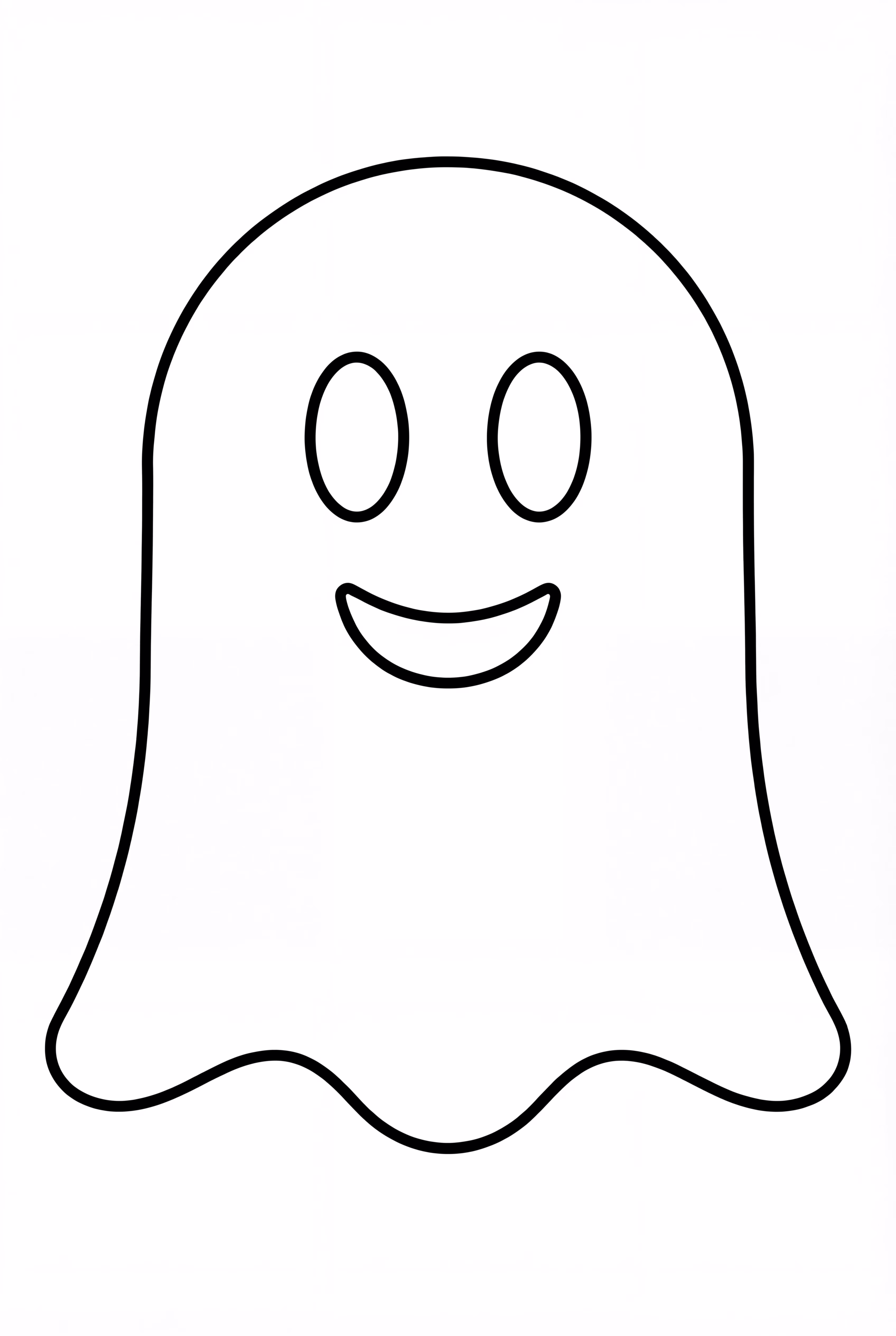 A Cute Spooky Ghost for Halloween 2025