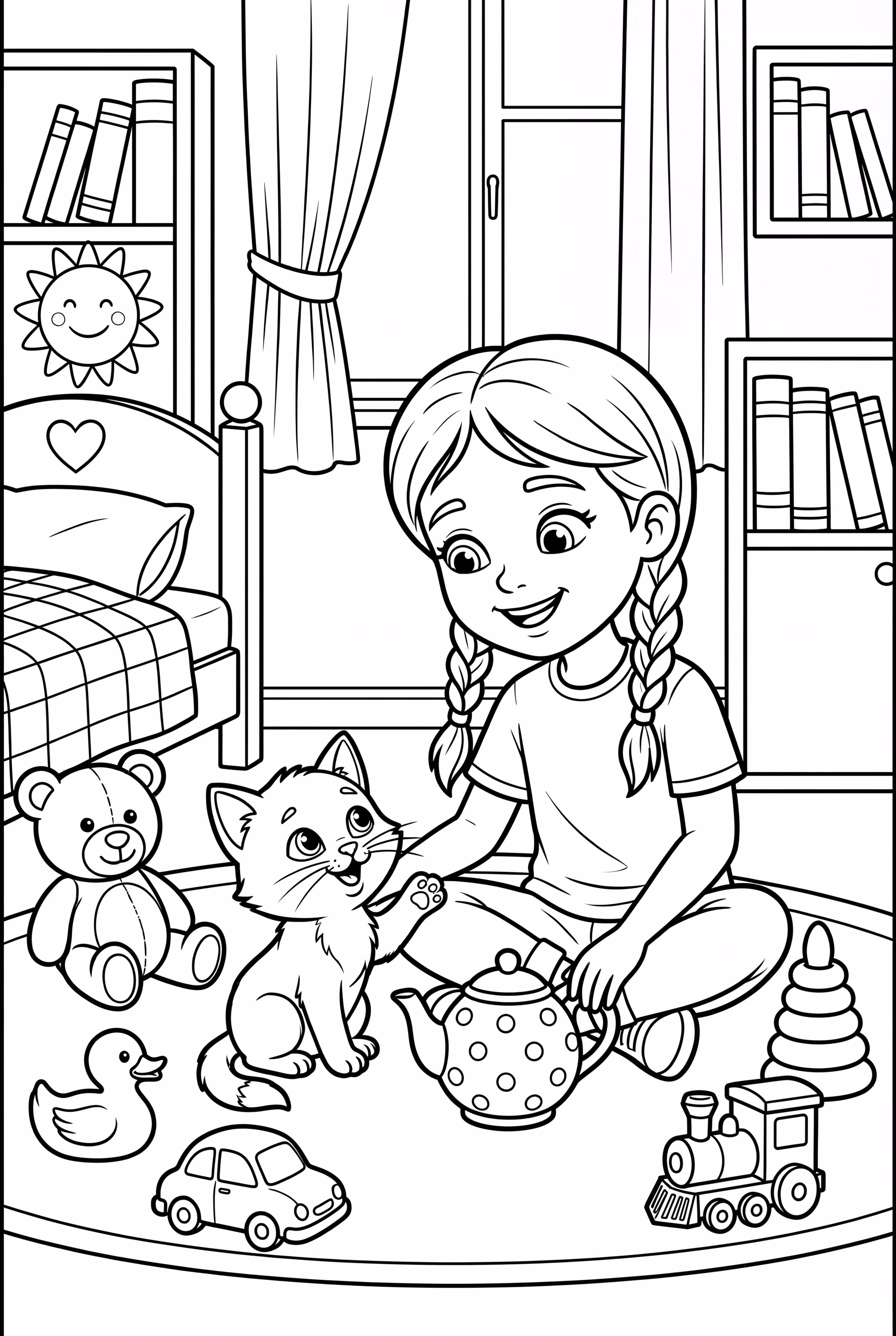 Un día en la vida de un gatito juguetón