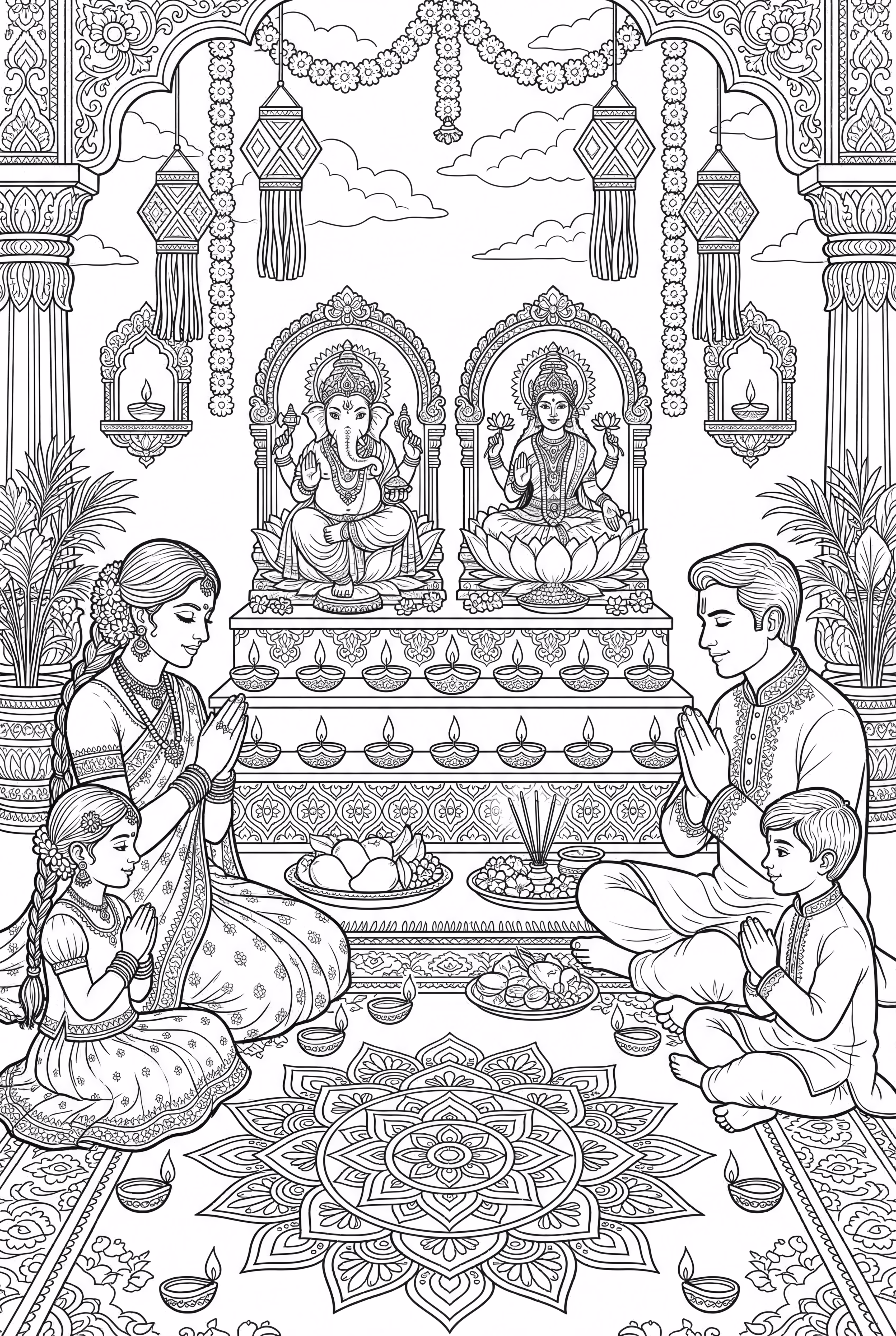 详细的排灯节祭祀仪式