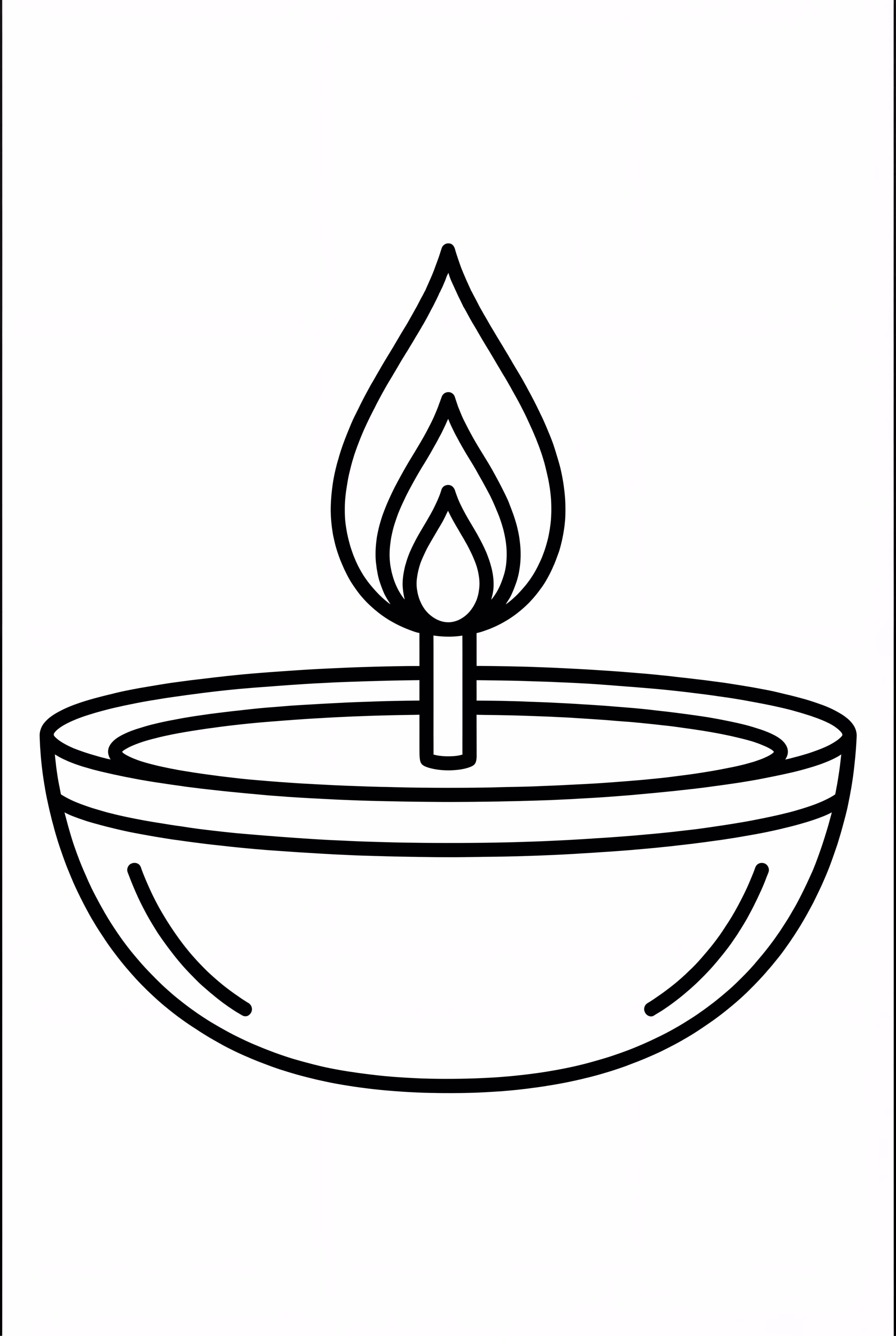 印度燈節的燈蠟燭