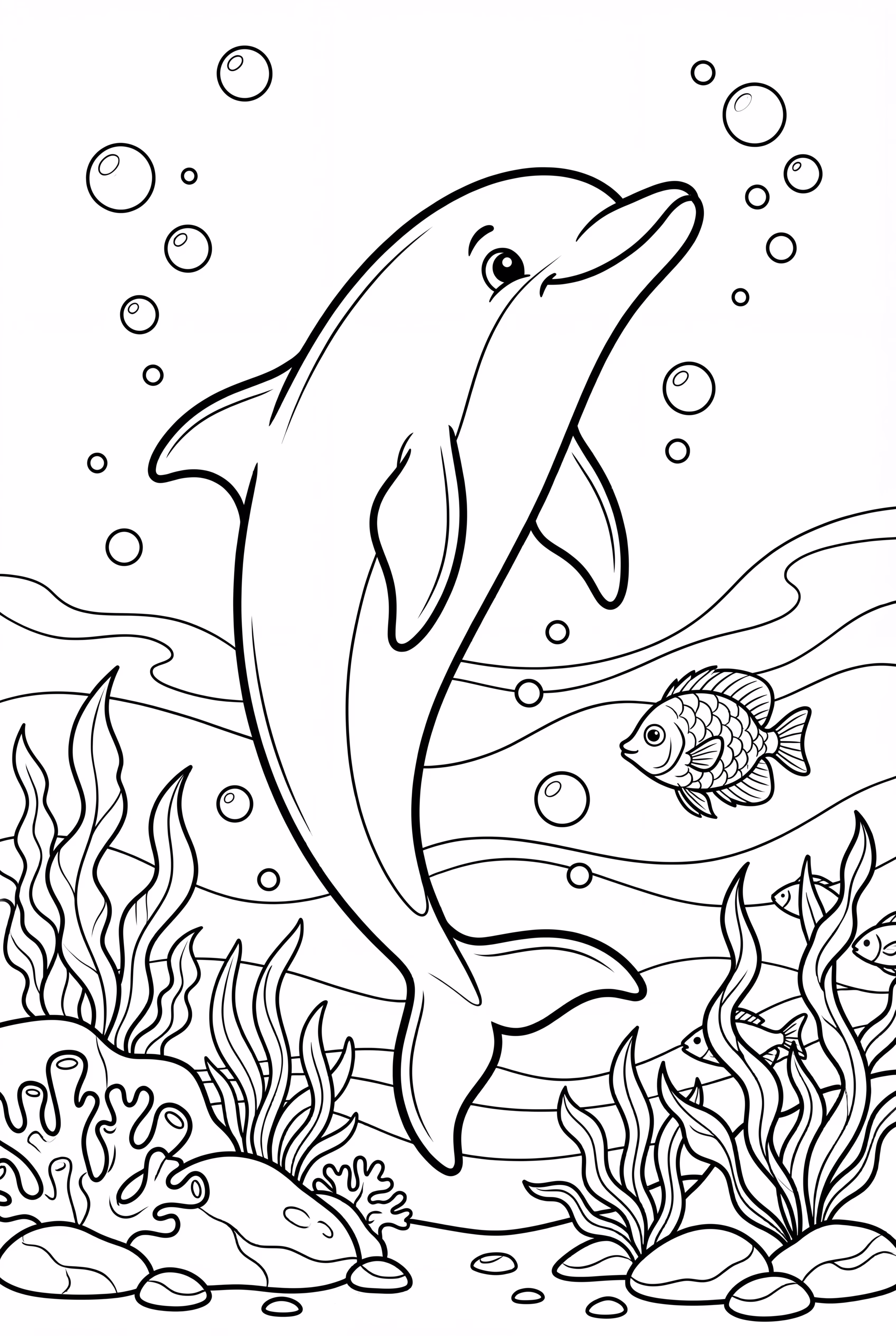 A Dolphin's Journey Through the Ocean-2