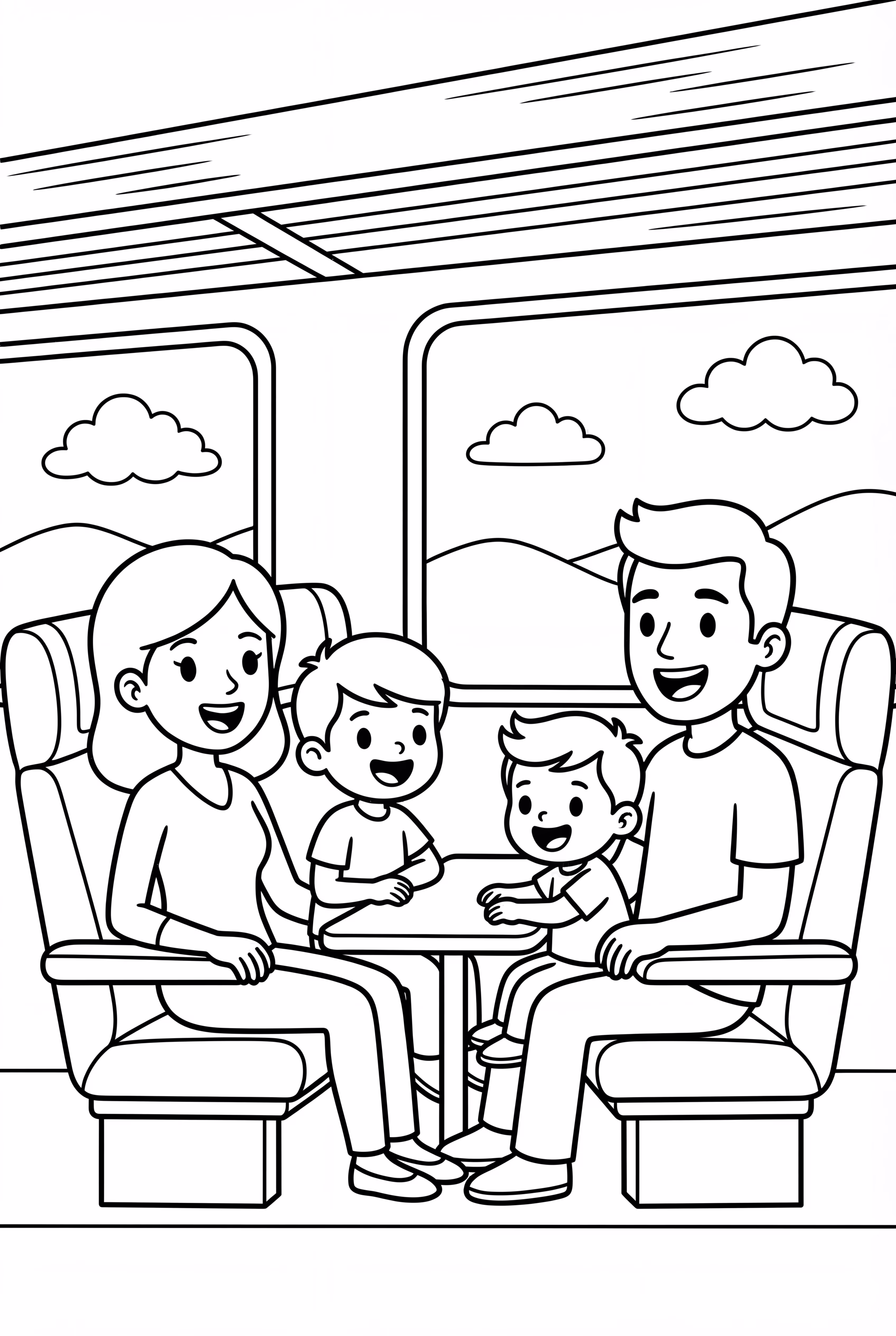 A Family Trip On A High Speed Train