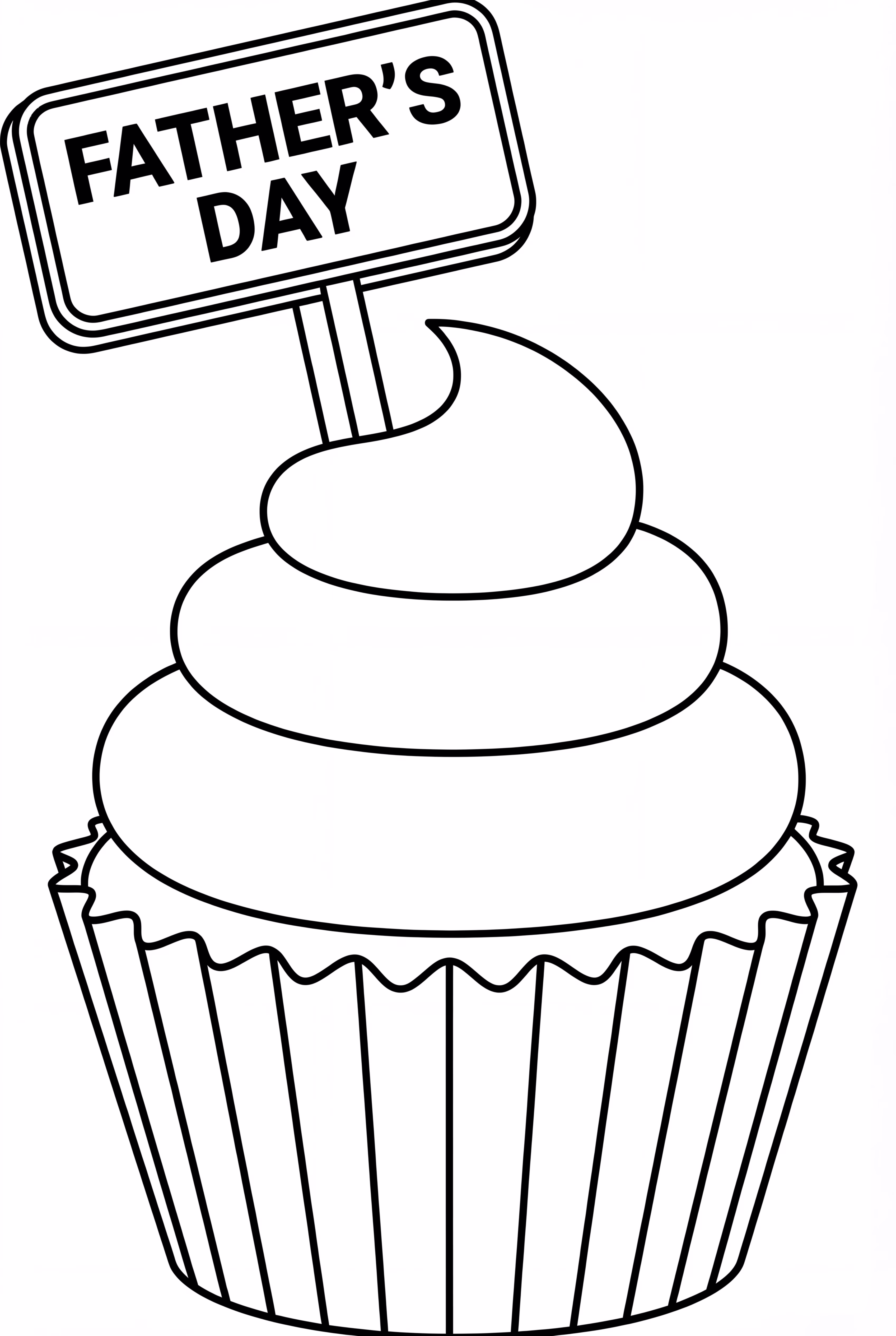 A Fathers Day Cupcake