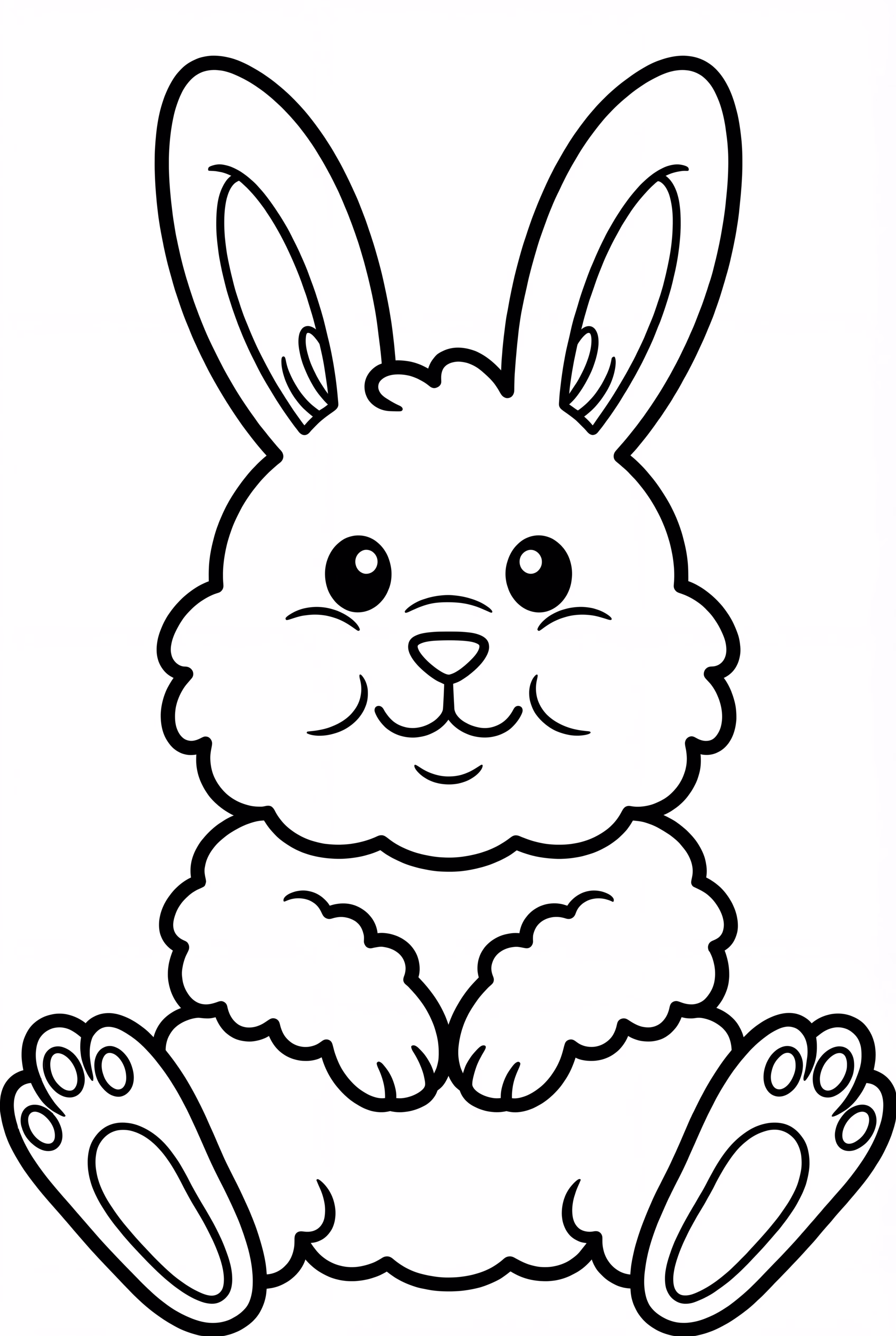 A Fluffy Easter Bunny