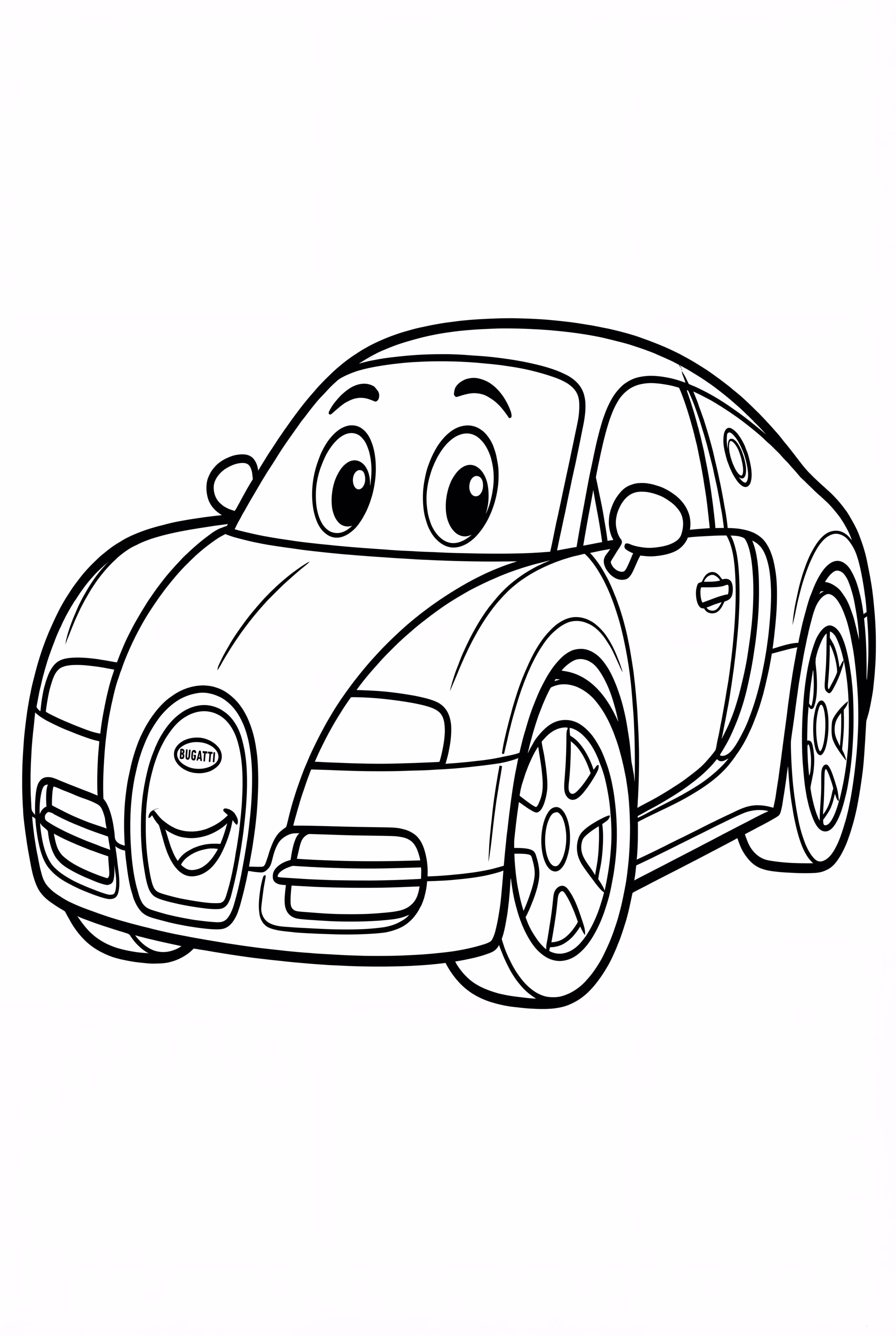 A Friendly Looking Bugatti