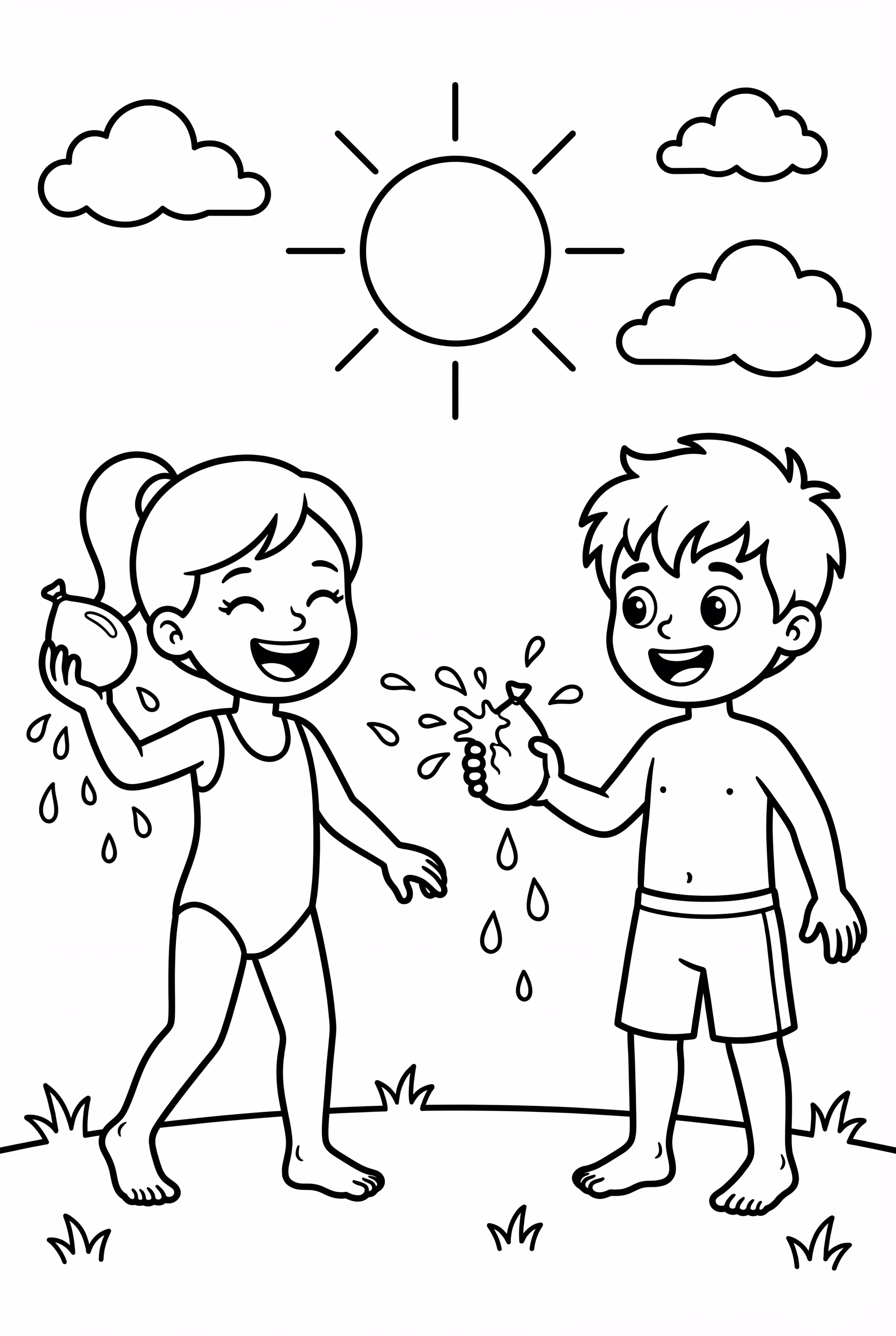 A Fun Summer Water Balloon Fight