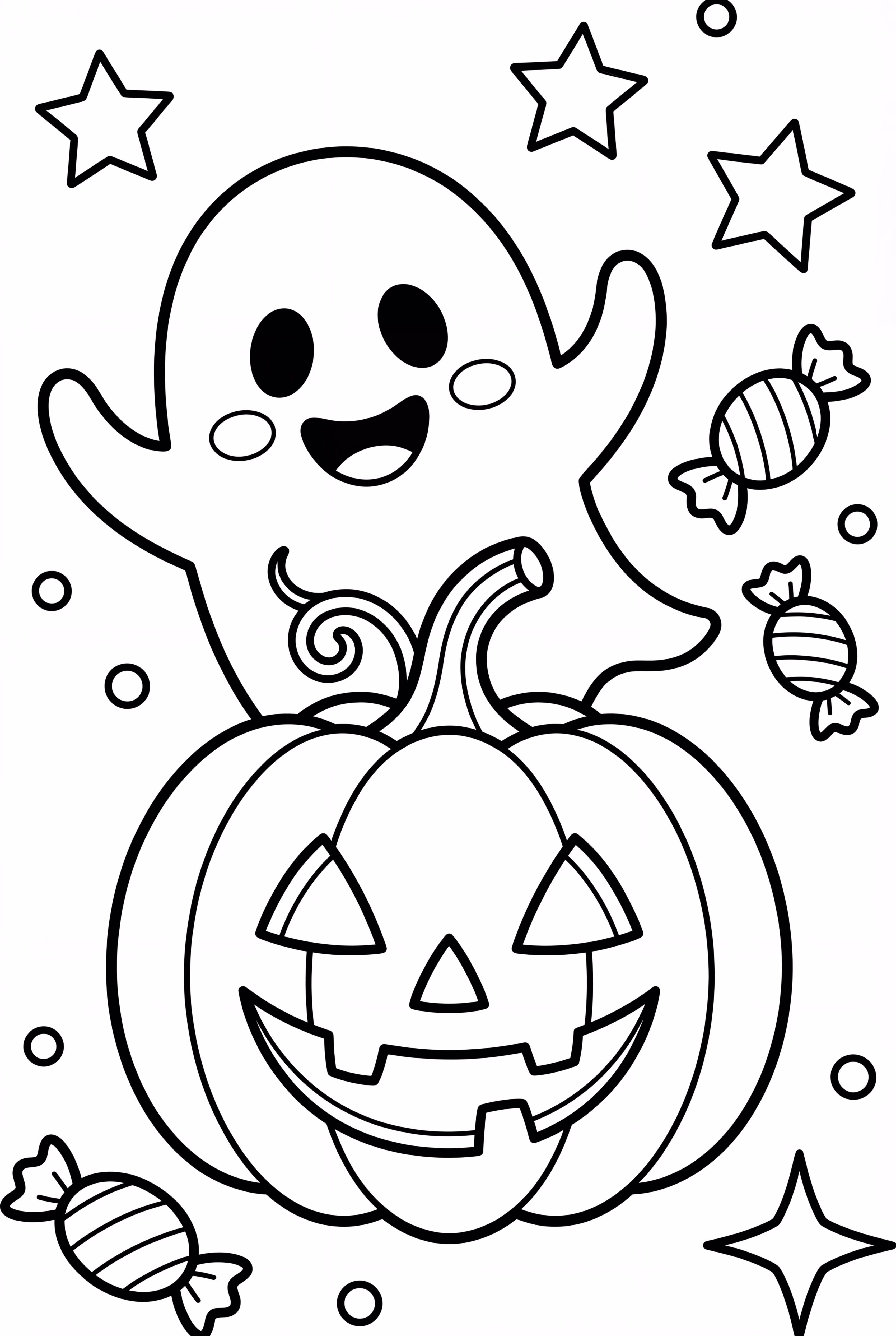 A Ghost and a Pumpkin for Halloween 2025