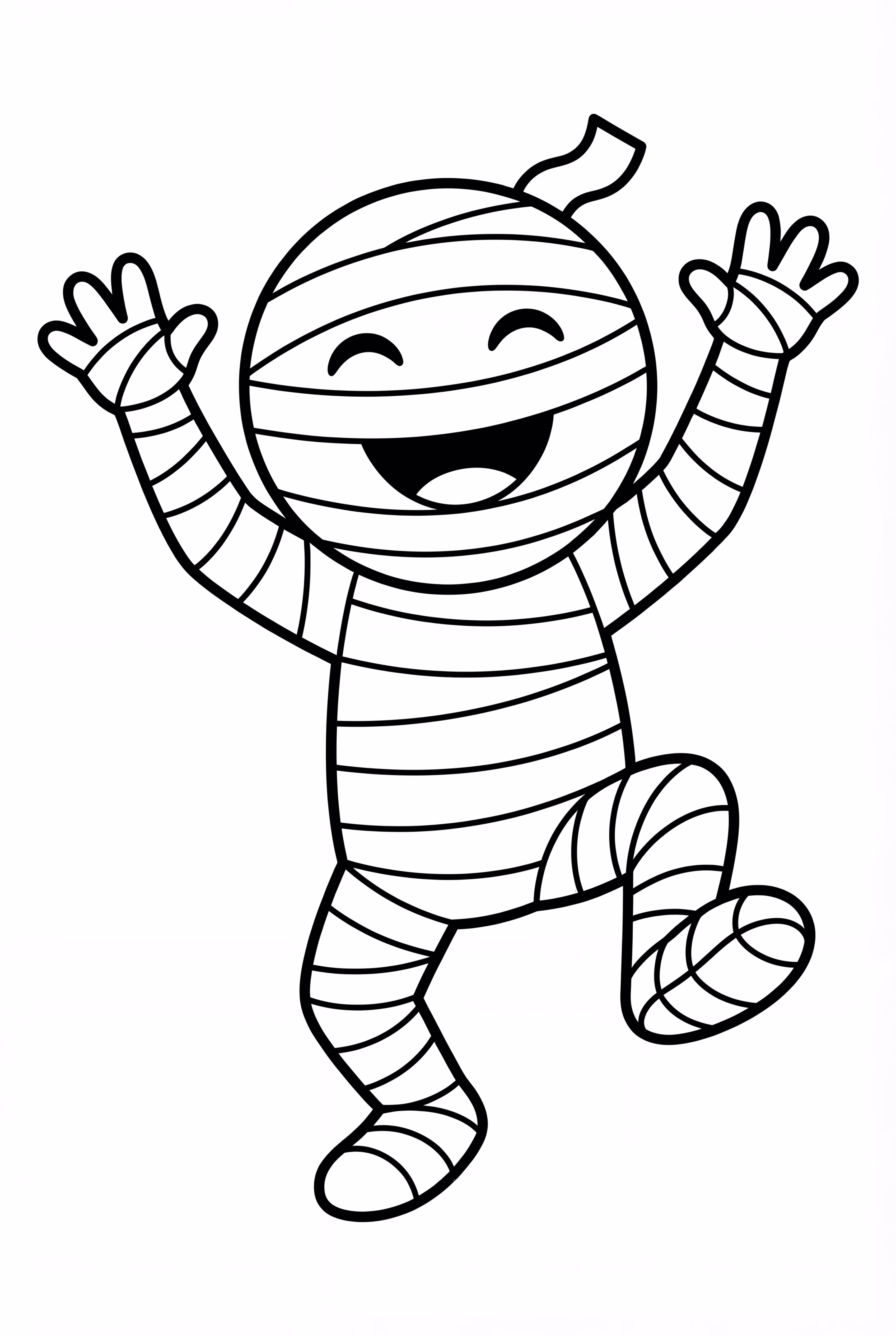 A Happy Mummy Dancing