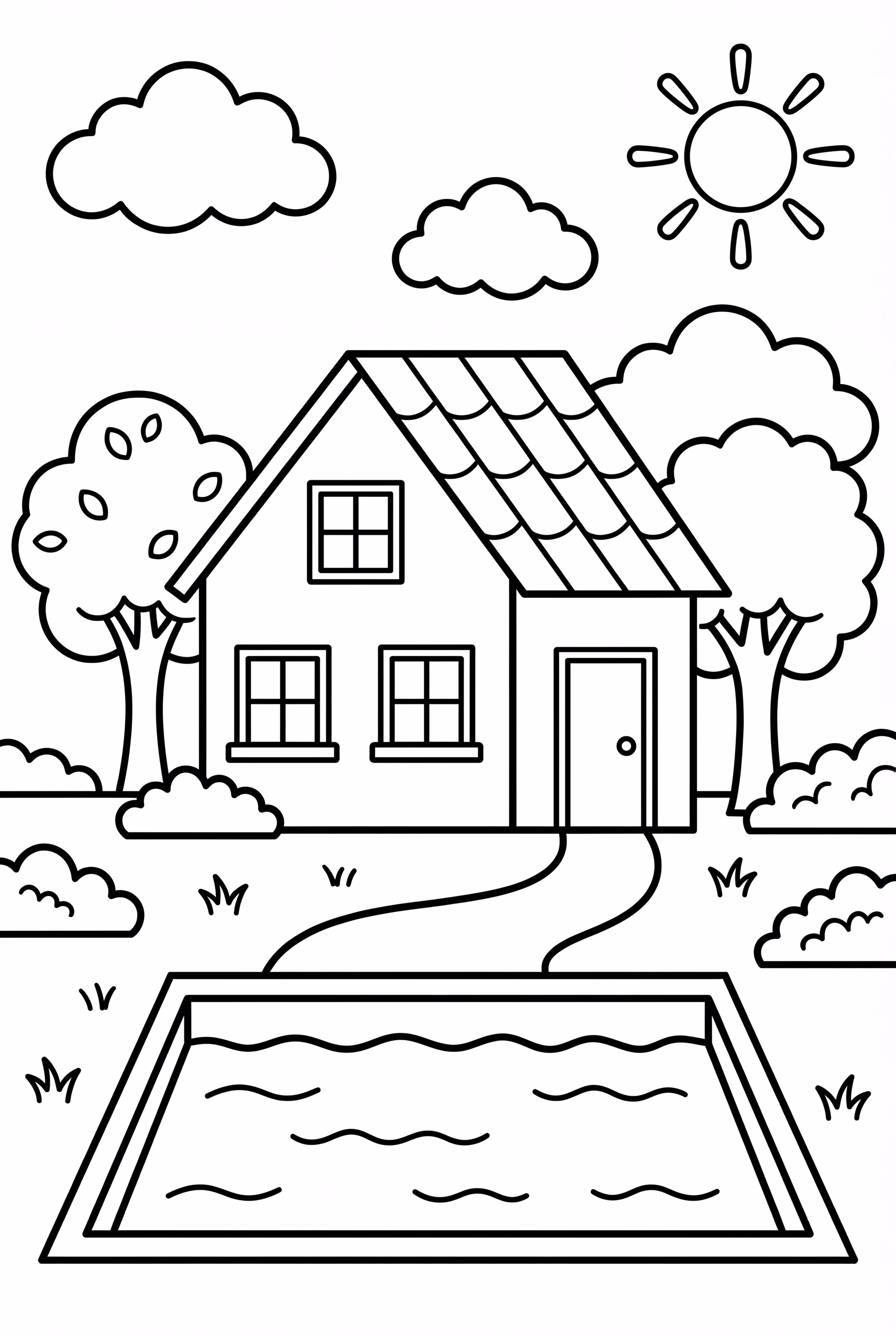 A House with a Swimming Pool