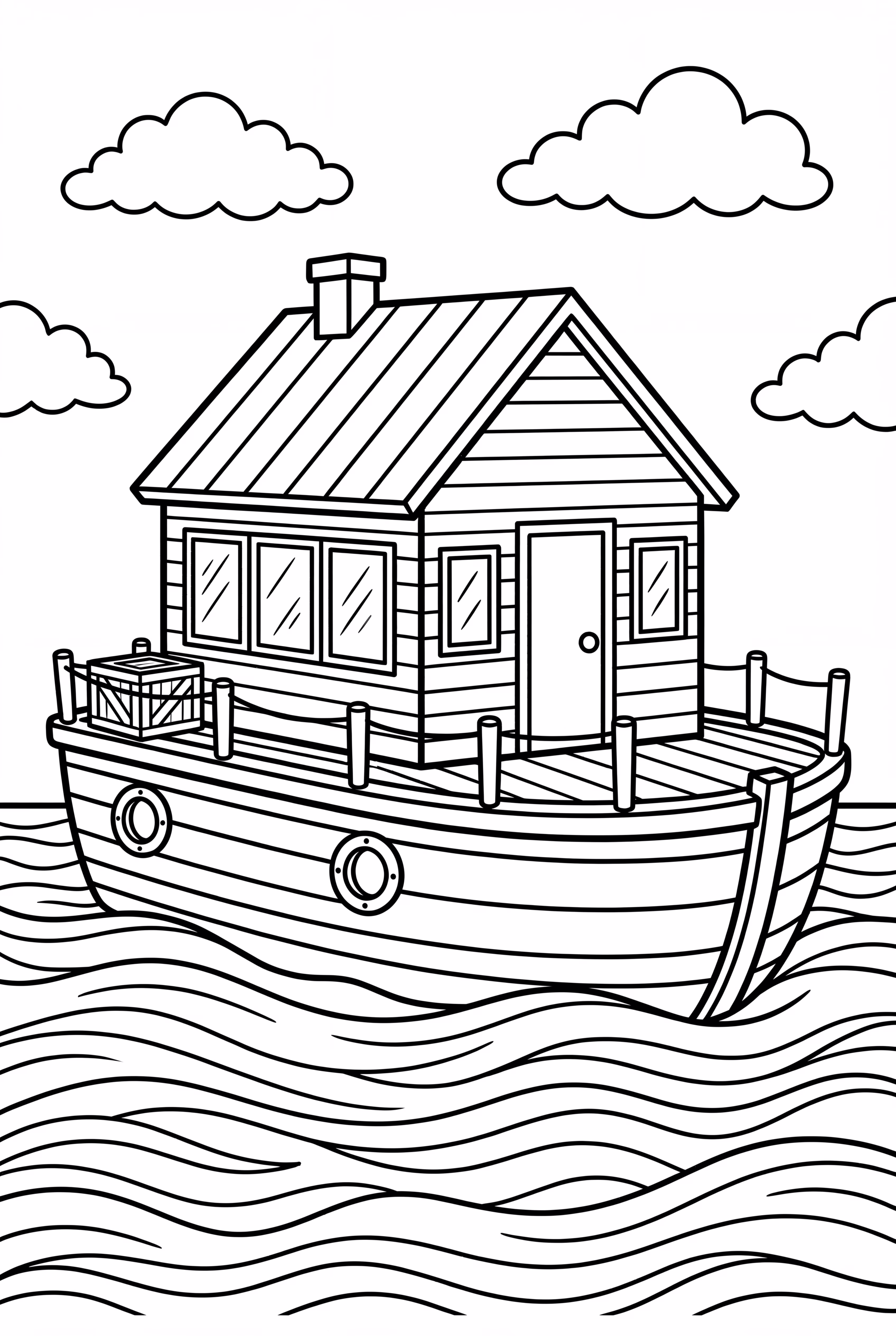 A Houseboat on the Water