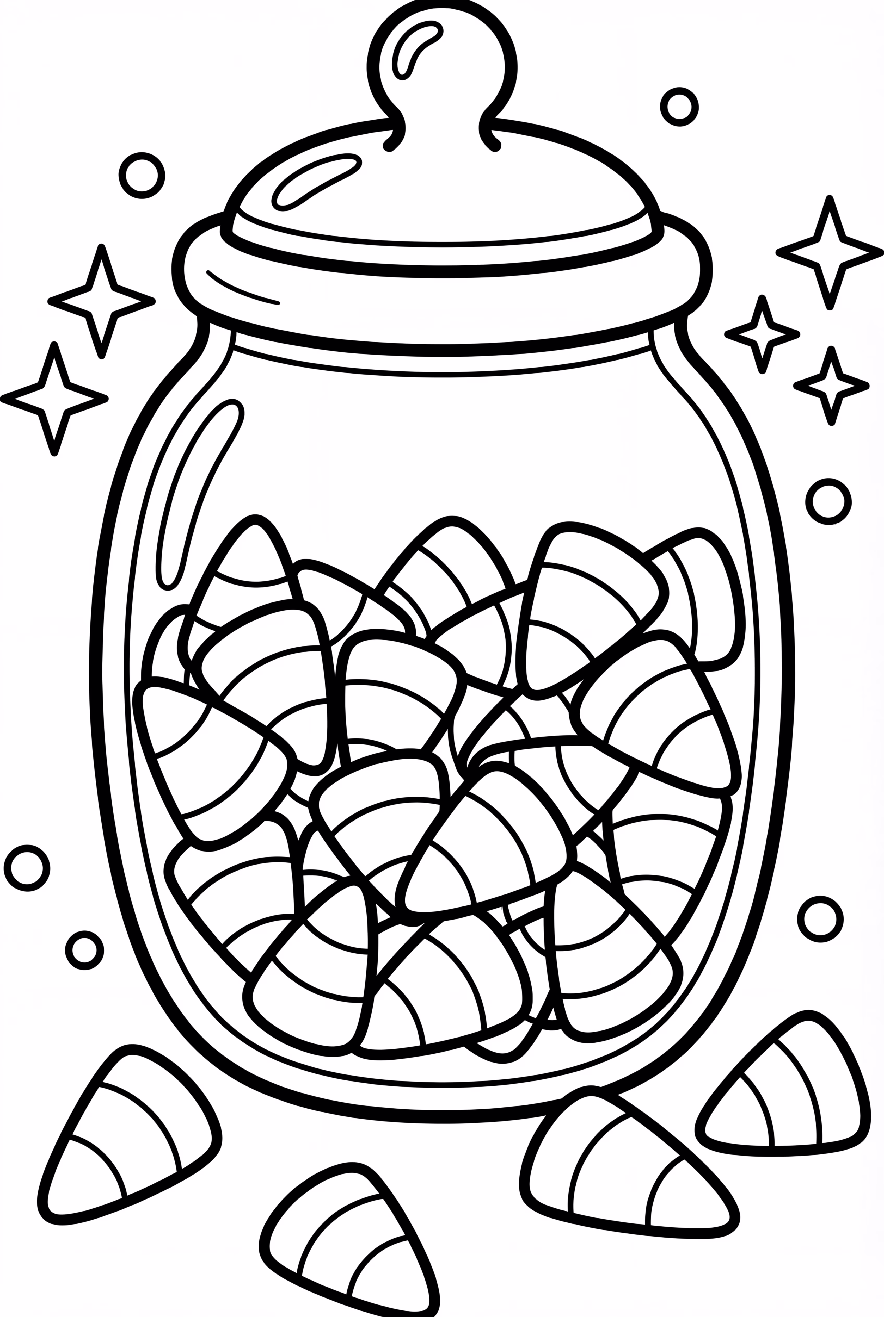 A Jar Full Of Candy Corn