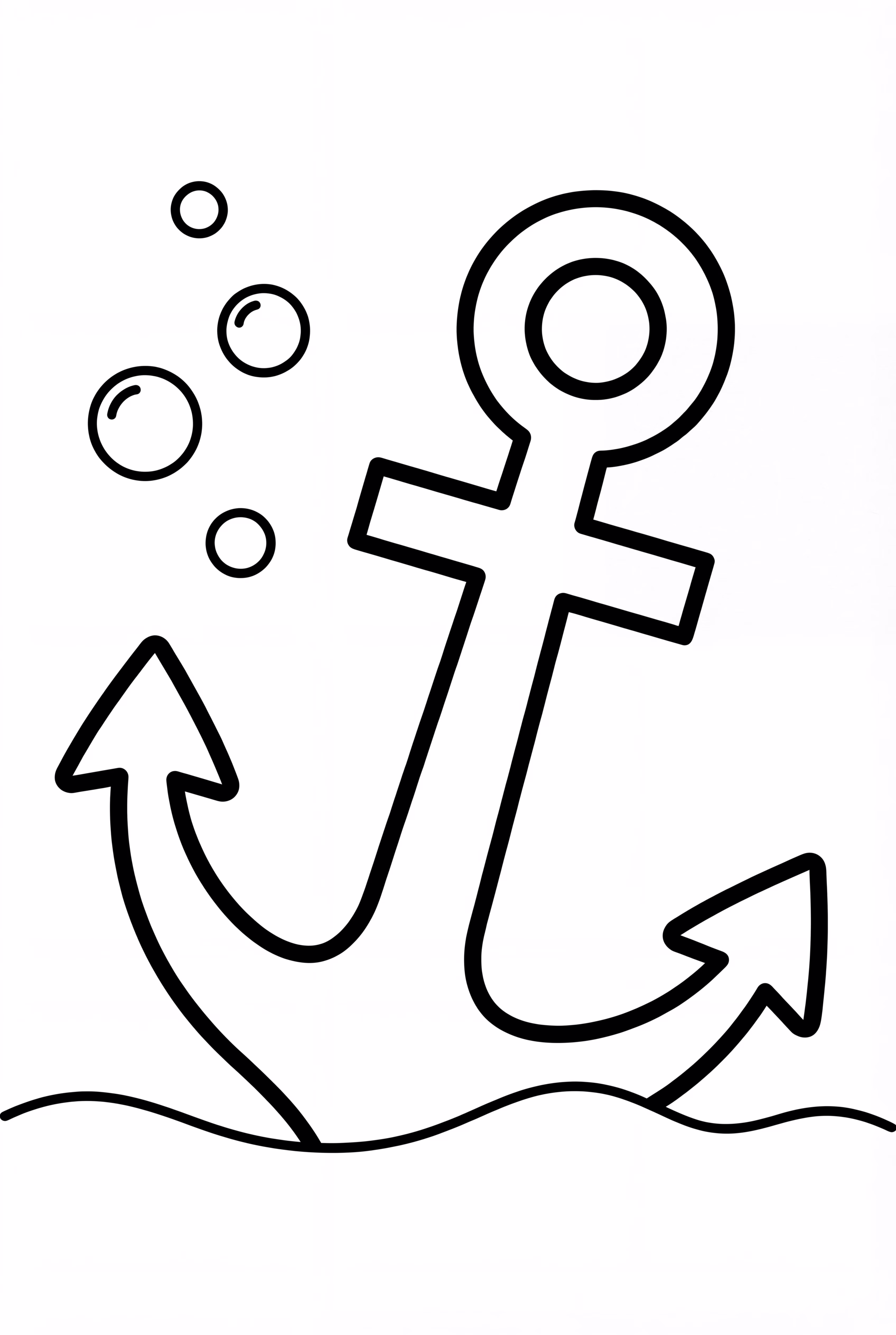 A Lost Anchor Under The Sea