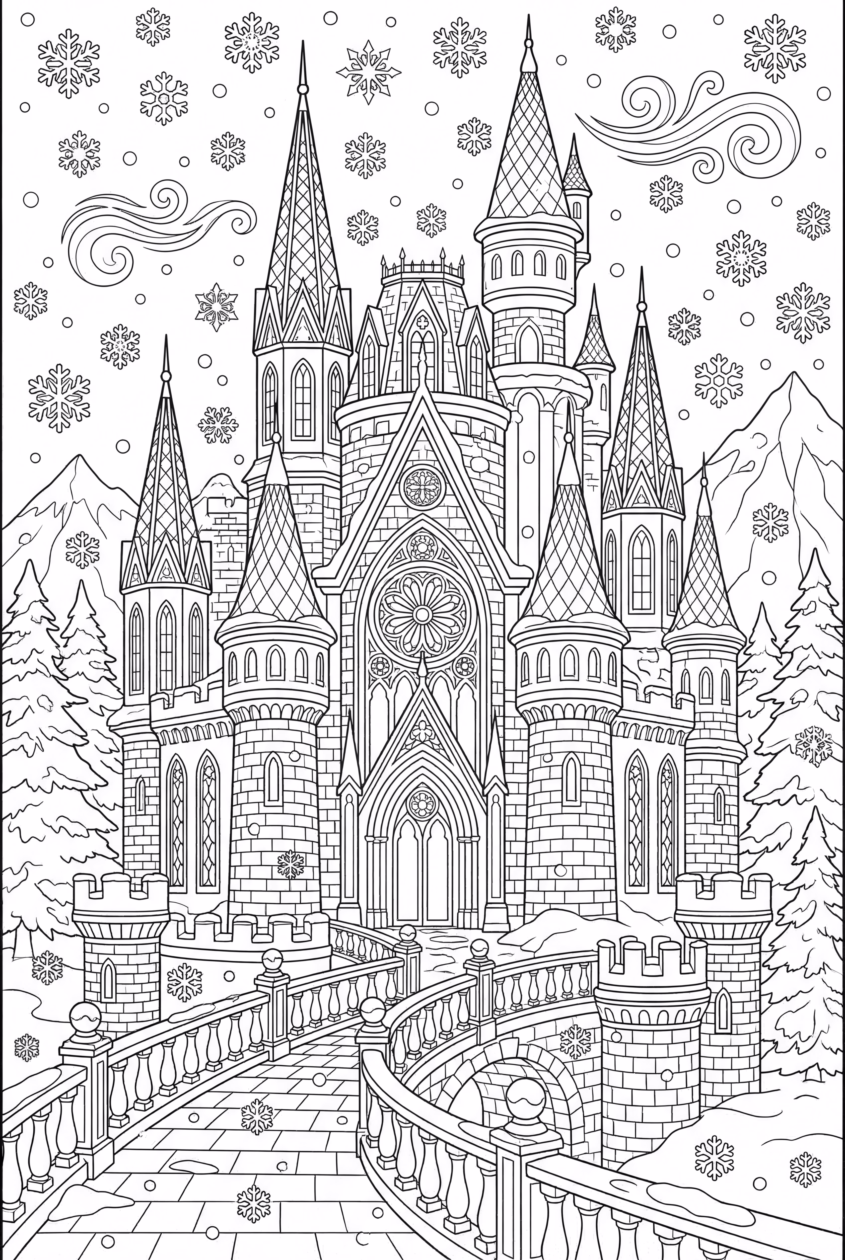 A Magical Winter Wonderland Scene