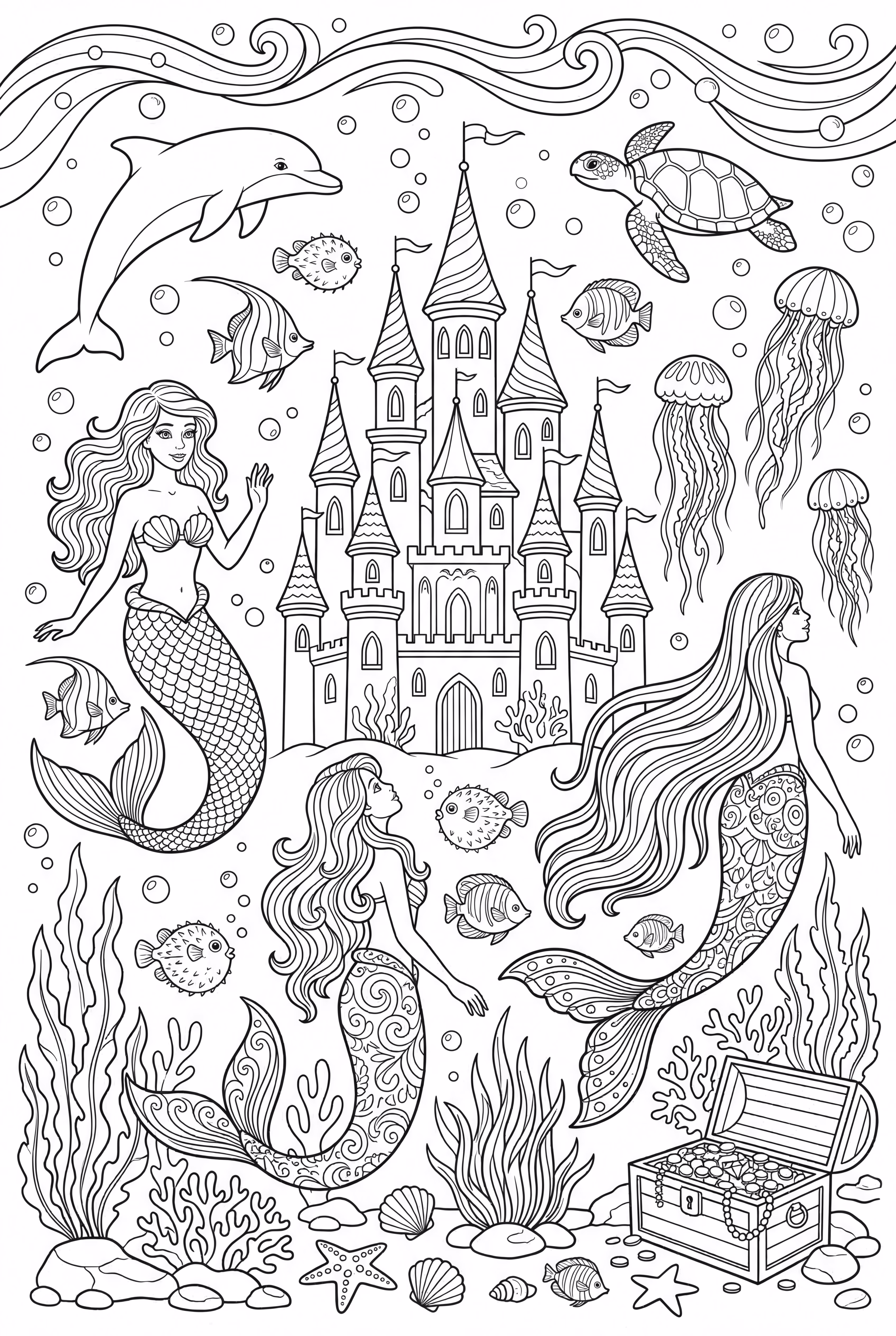 海洋中的美人鱼王国