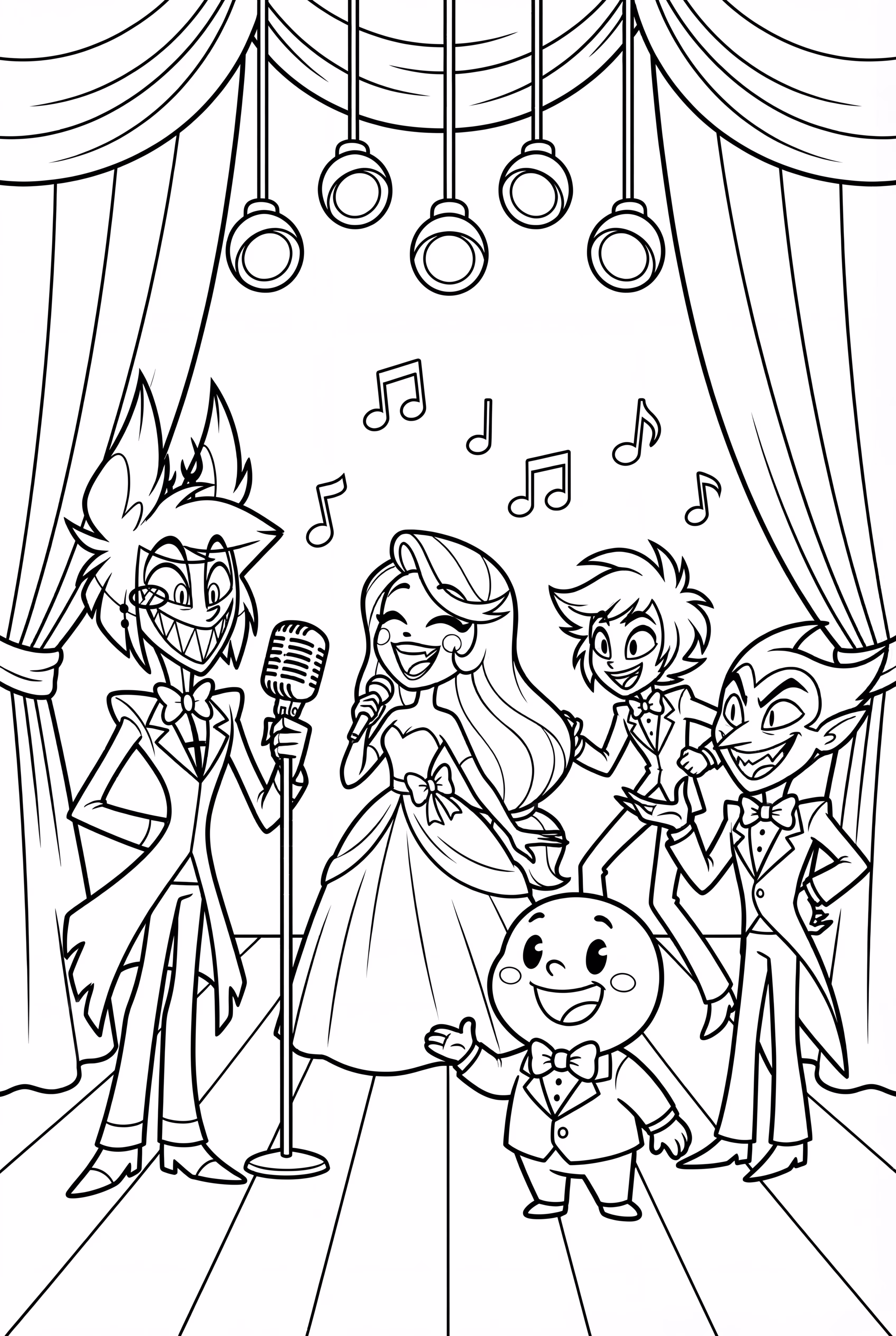 A Musical Number In The Hazbin Hotel