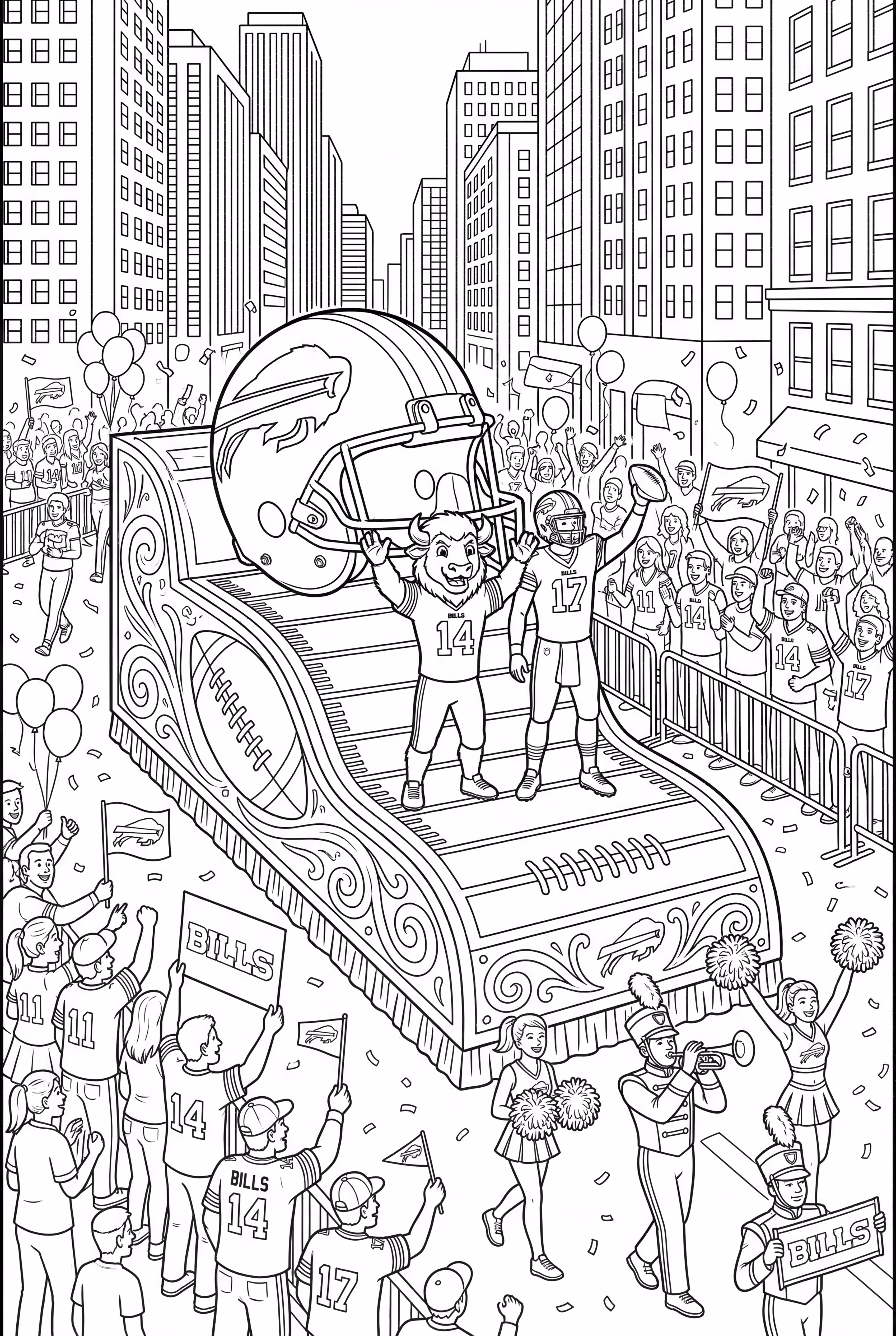 布法罗比尔队游行