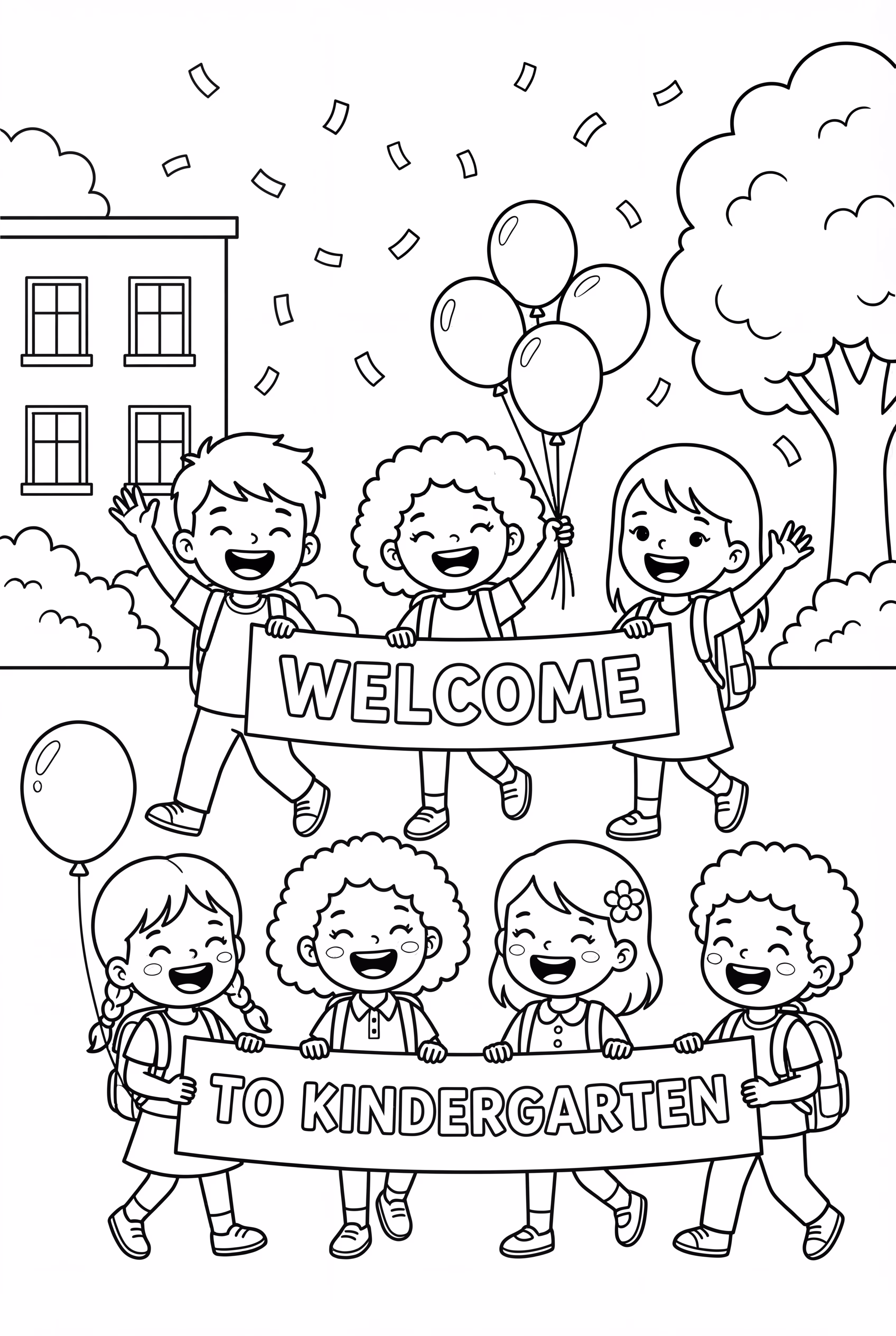 A Parade For Welcome To Kindergarten