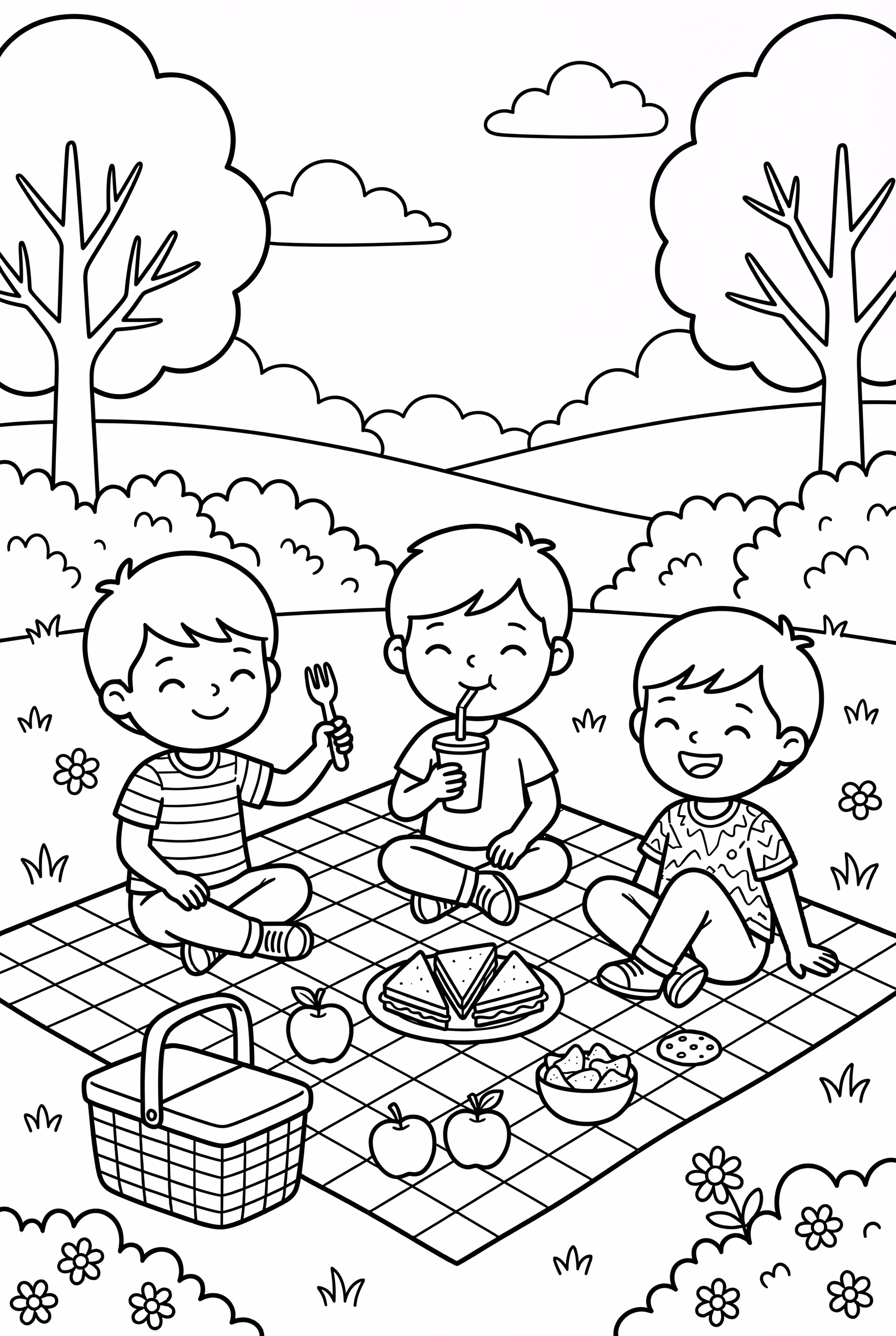 A Picnic In The Summer Garden