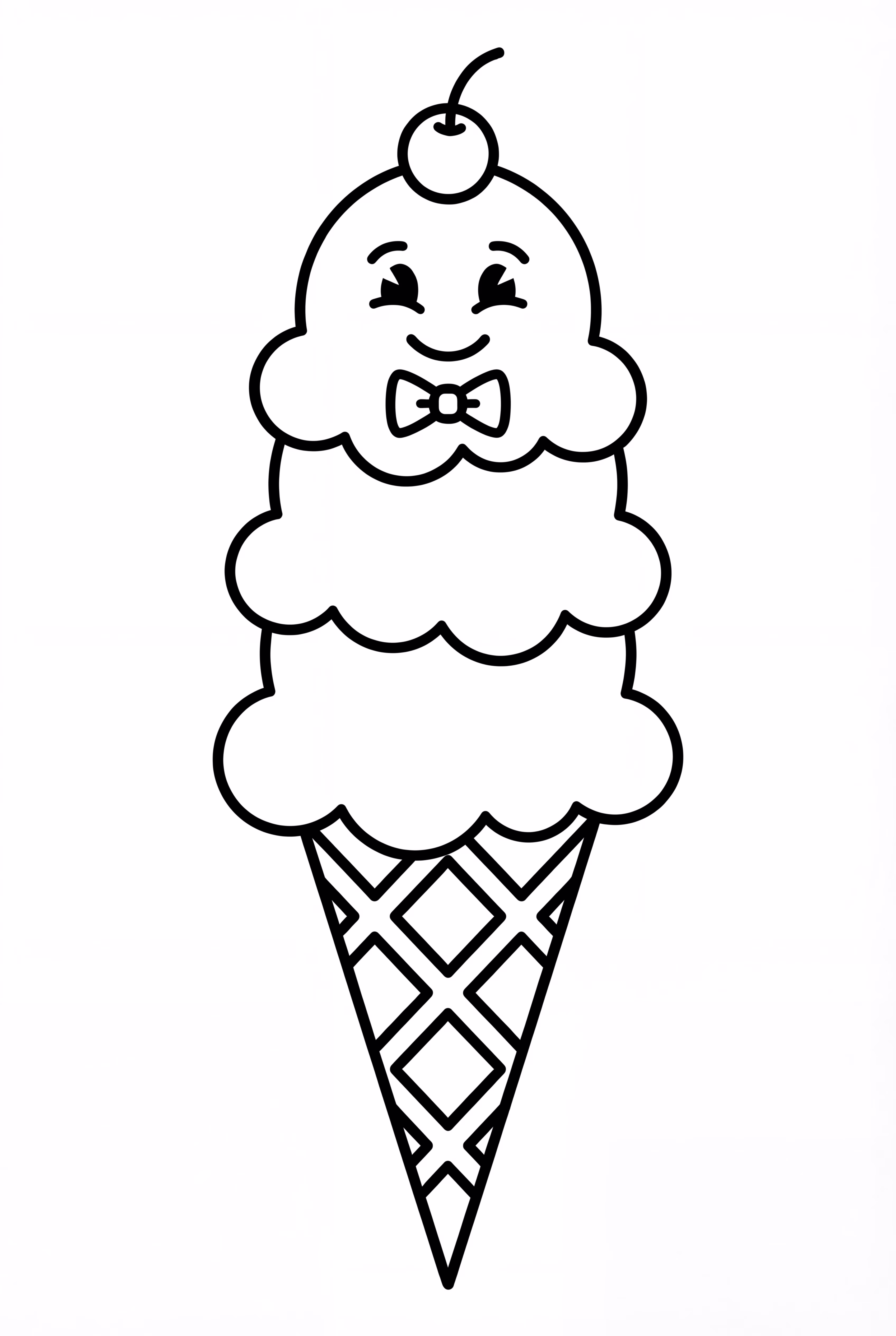 A Preppy Ice Cream Cone