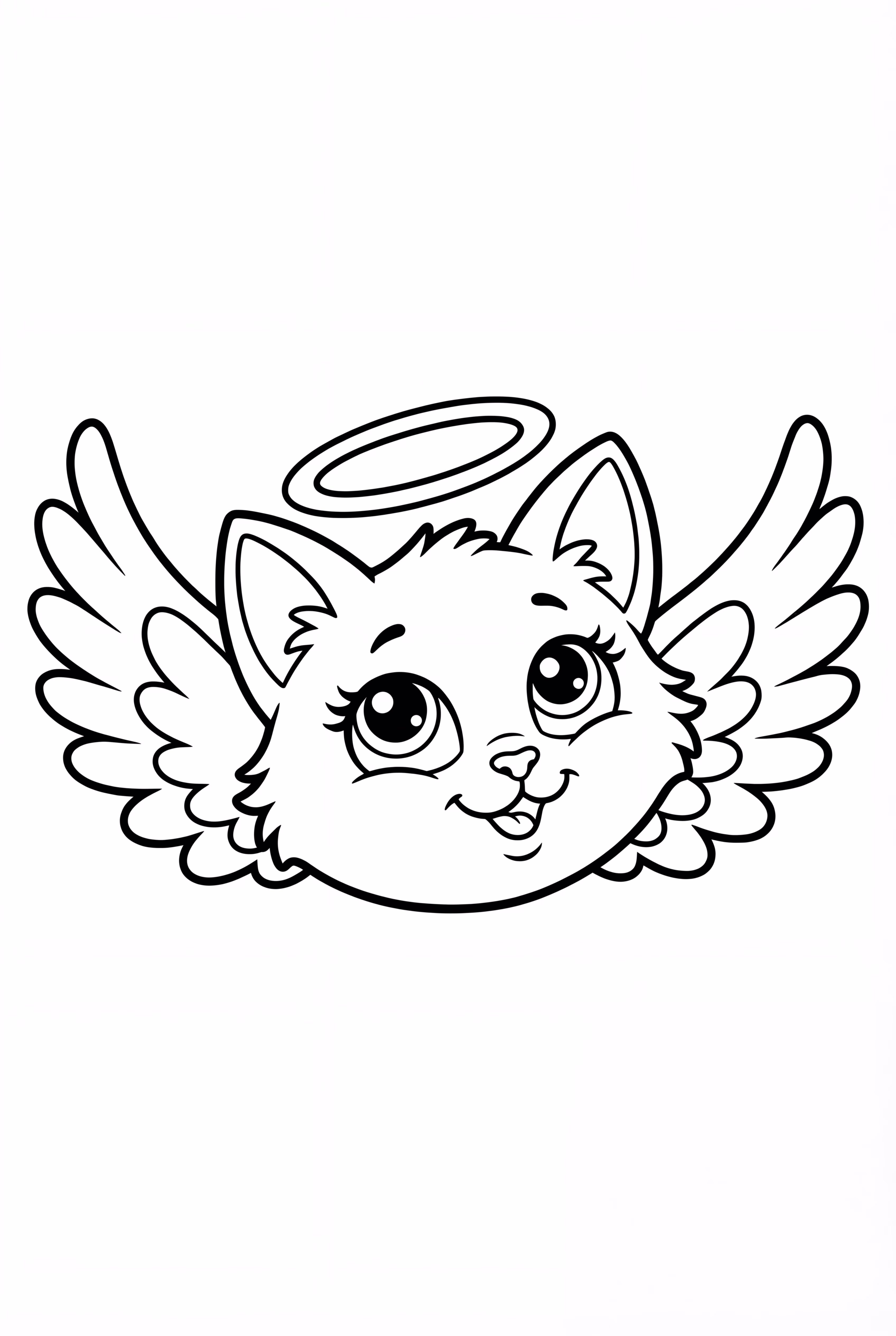 A Rainbow Heart With Pink Wings