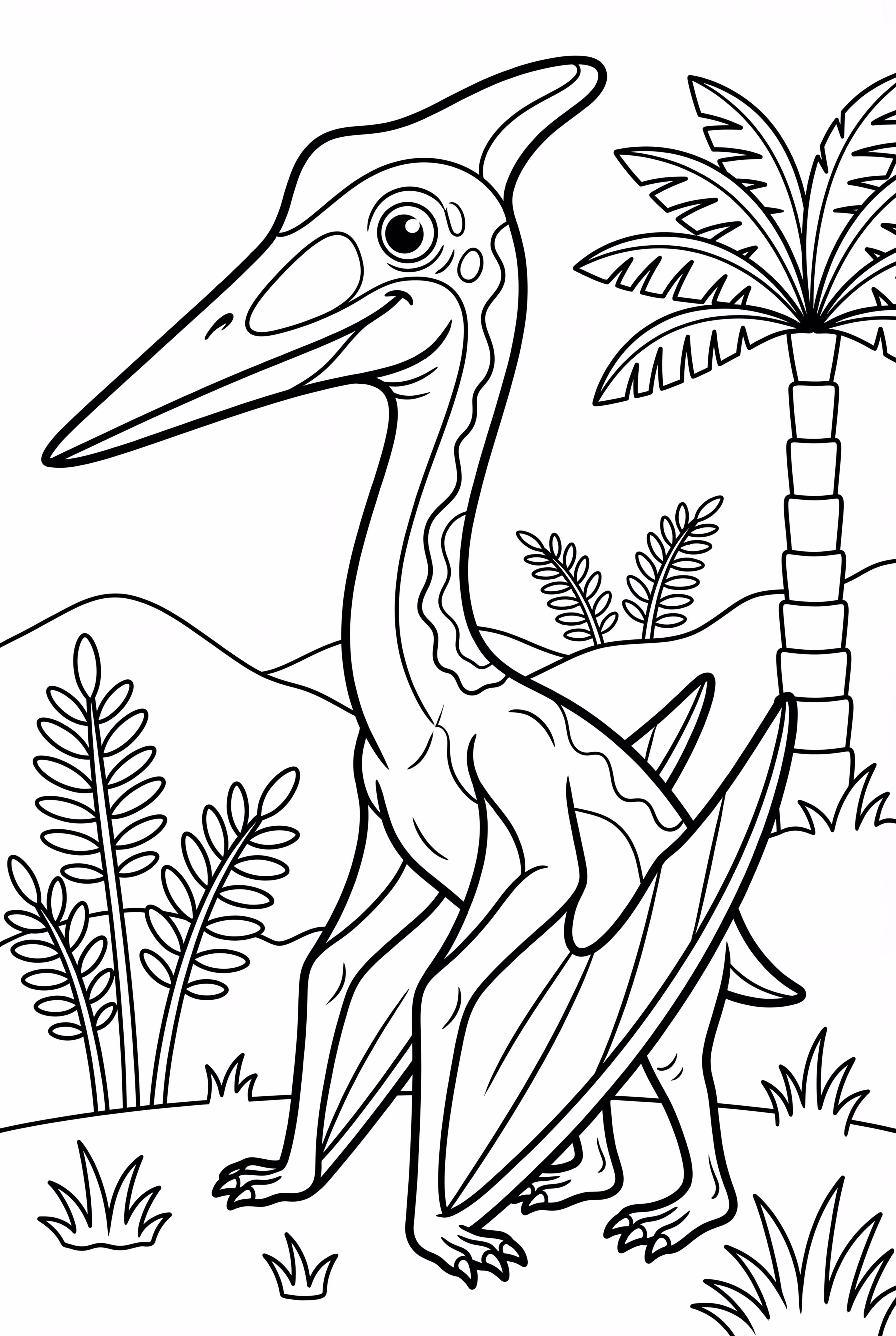 A Realistic Quetzalcoatlus With Skin Texture
