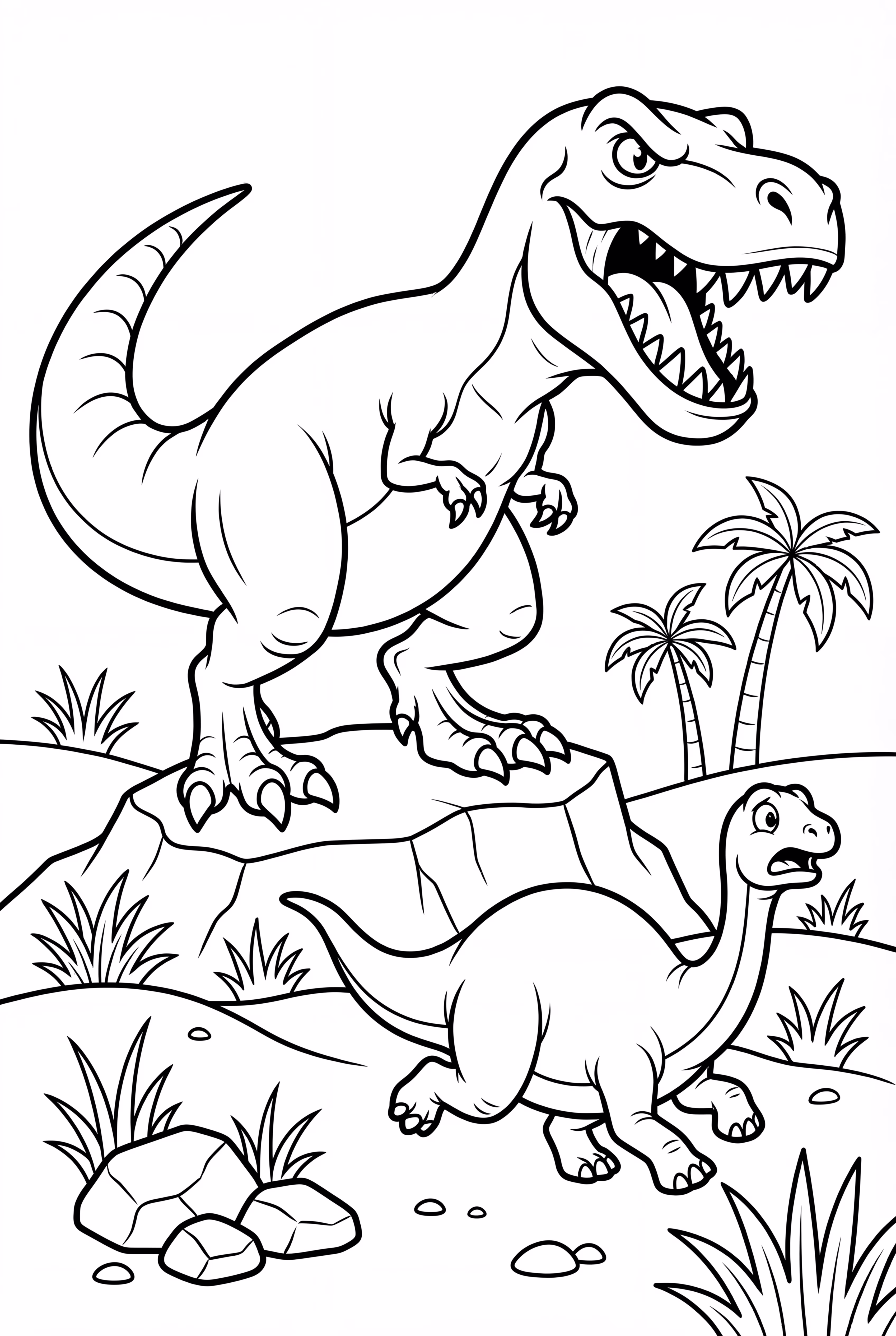 A Realistic T-Rex Hunting